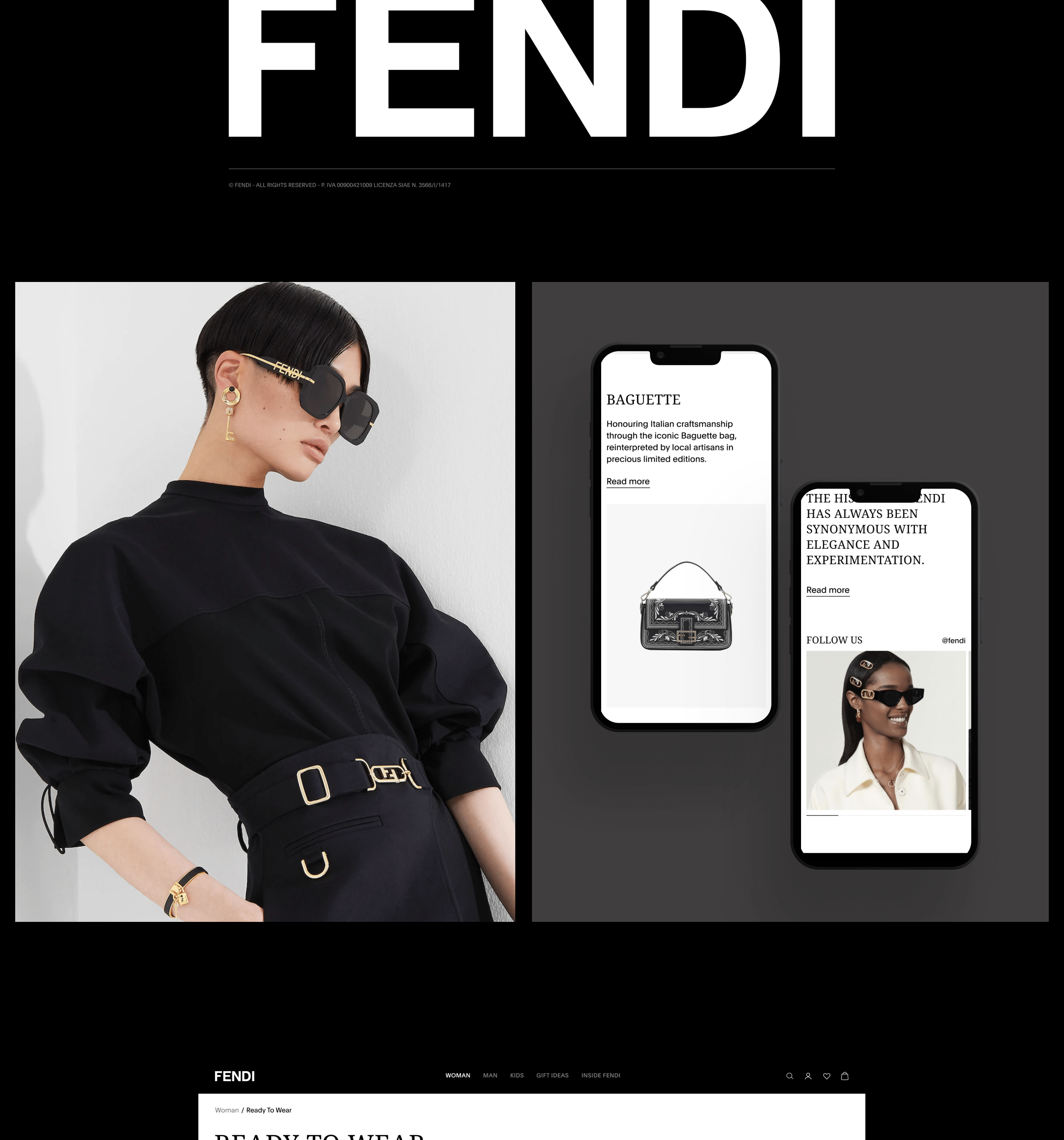 Fendi | e-commerce redesign — Изображение №4 — Интерфейсы на Dprofile