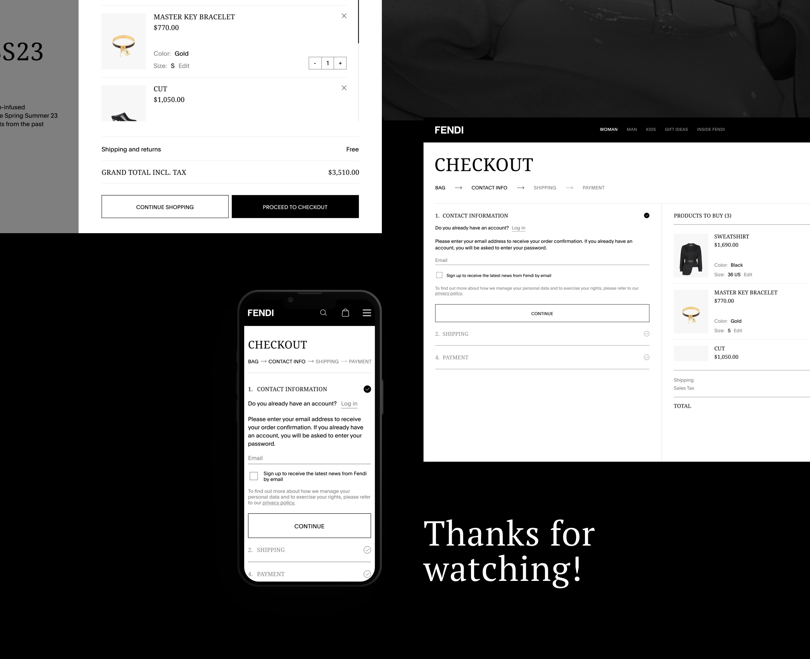 Fendi | e-commerce redesign — Изображение №12 — Интерфейсы на Dprofile