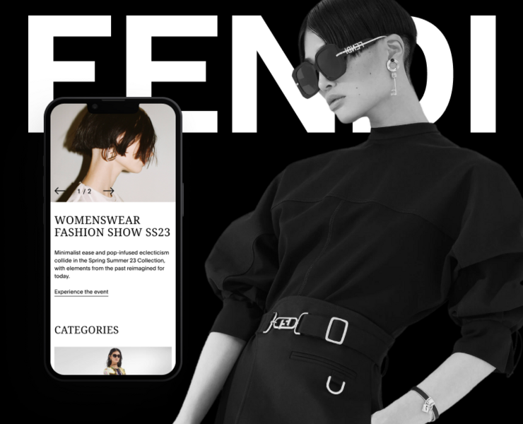 Fendi | e-commerce redesign на Dprofile