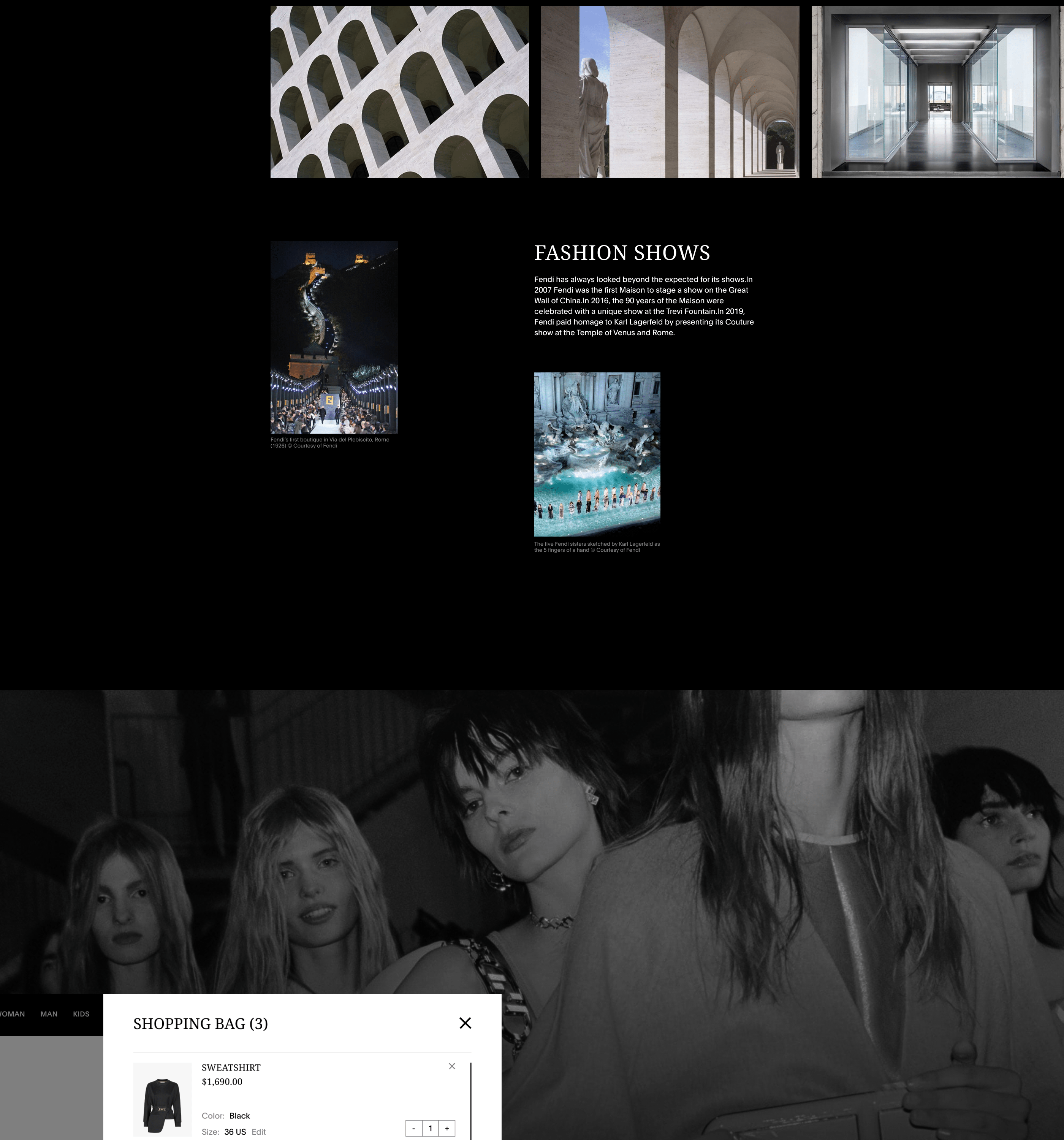 Fendi | e-commerce redesign — Изображение №11 — Интерфейсы на Dprofile