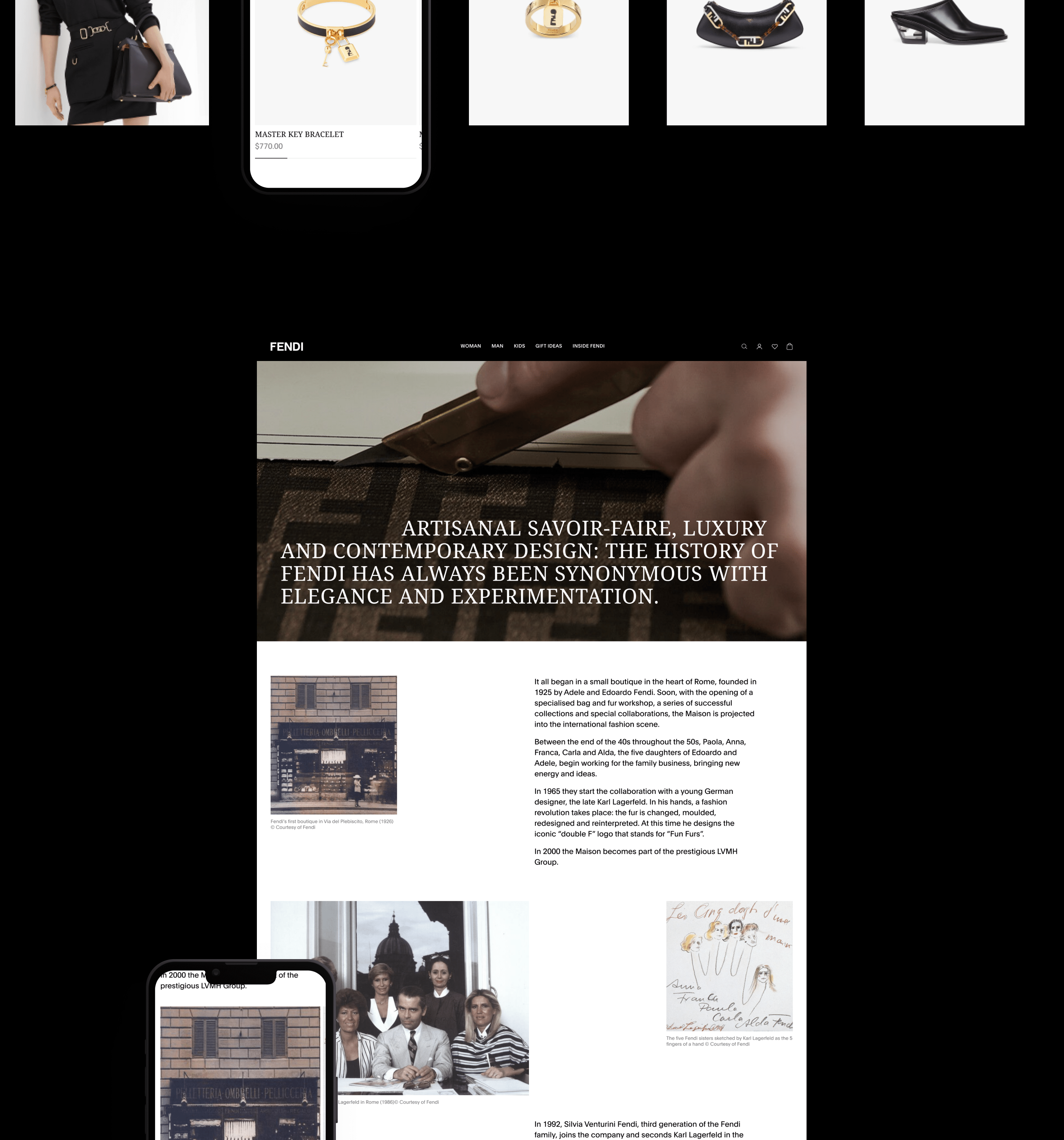 Fendi | e-commerce redesign — Изображение №9 — Интерфейсы на Dprofile