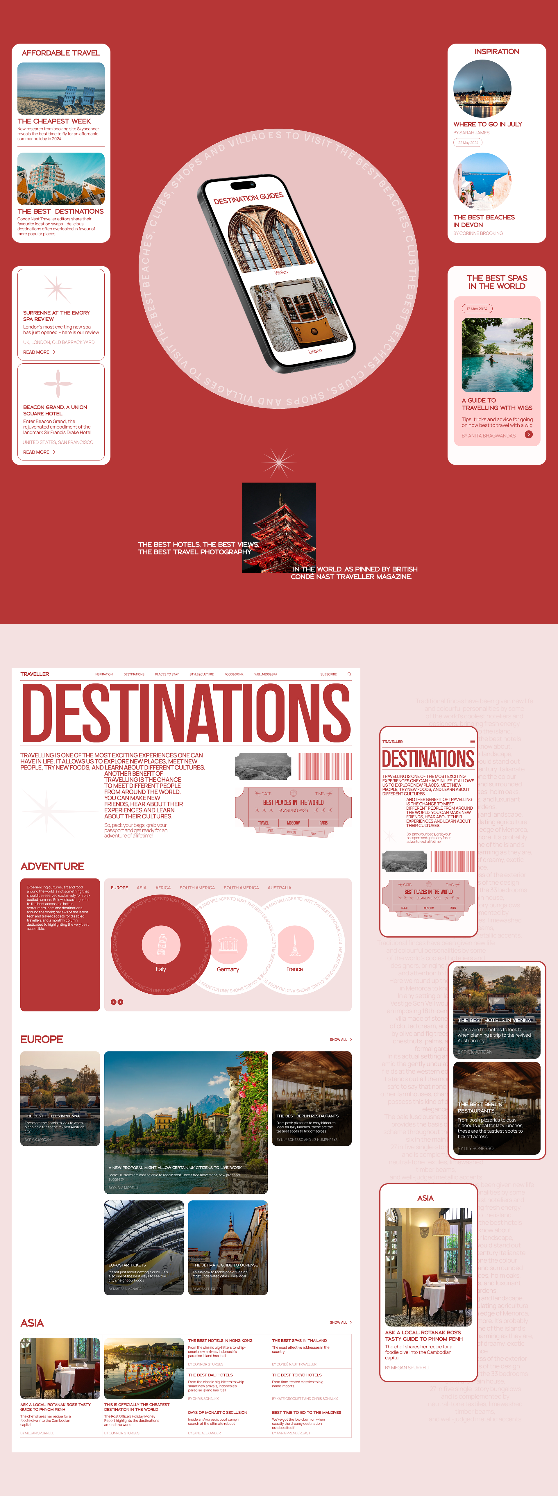 Traveller | Website | UI/UX — Изображение №3 — Интерфейсы на Dprofile
