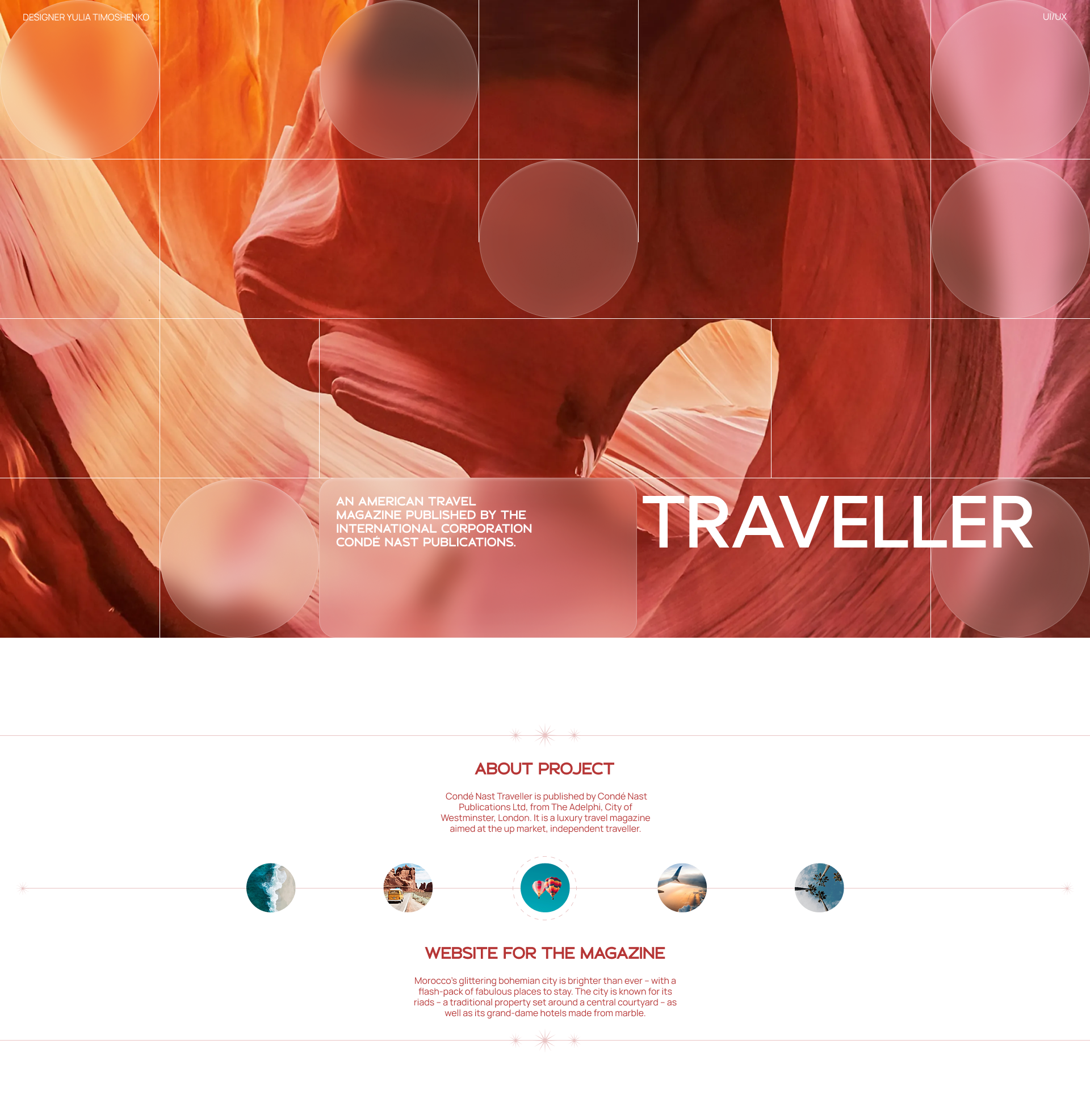Traveller | Website | UI/UX — Изображение №1 — Интерфейсы на Dprofile