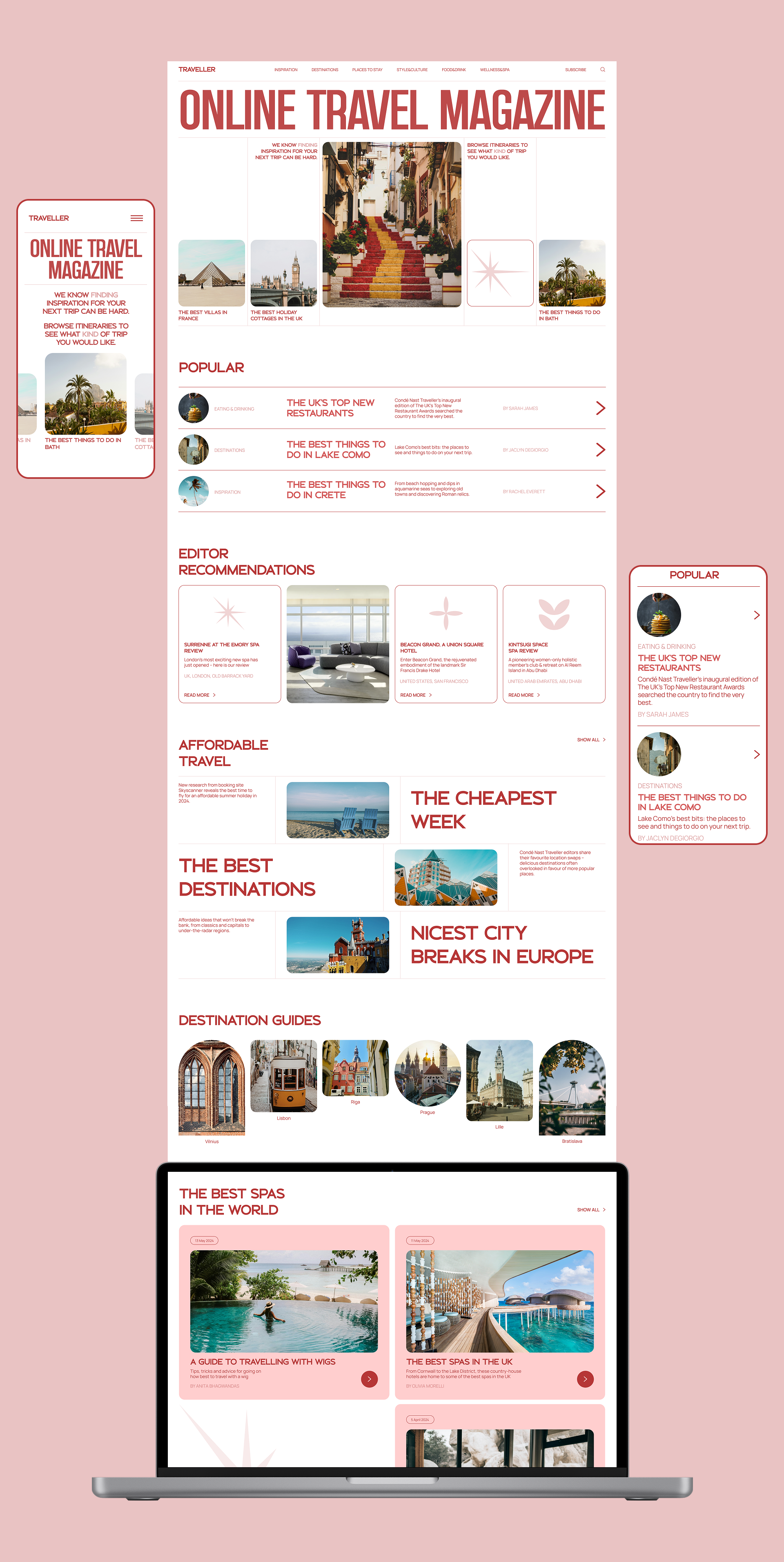 Traveller | Website | UI/UX — Изображение №2 — Интерфейсы на Dprofile