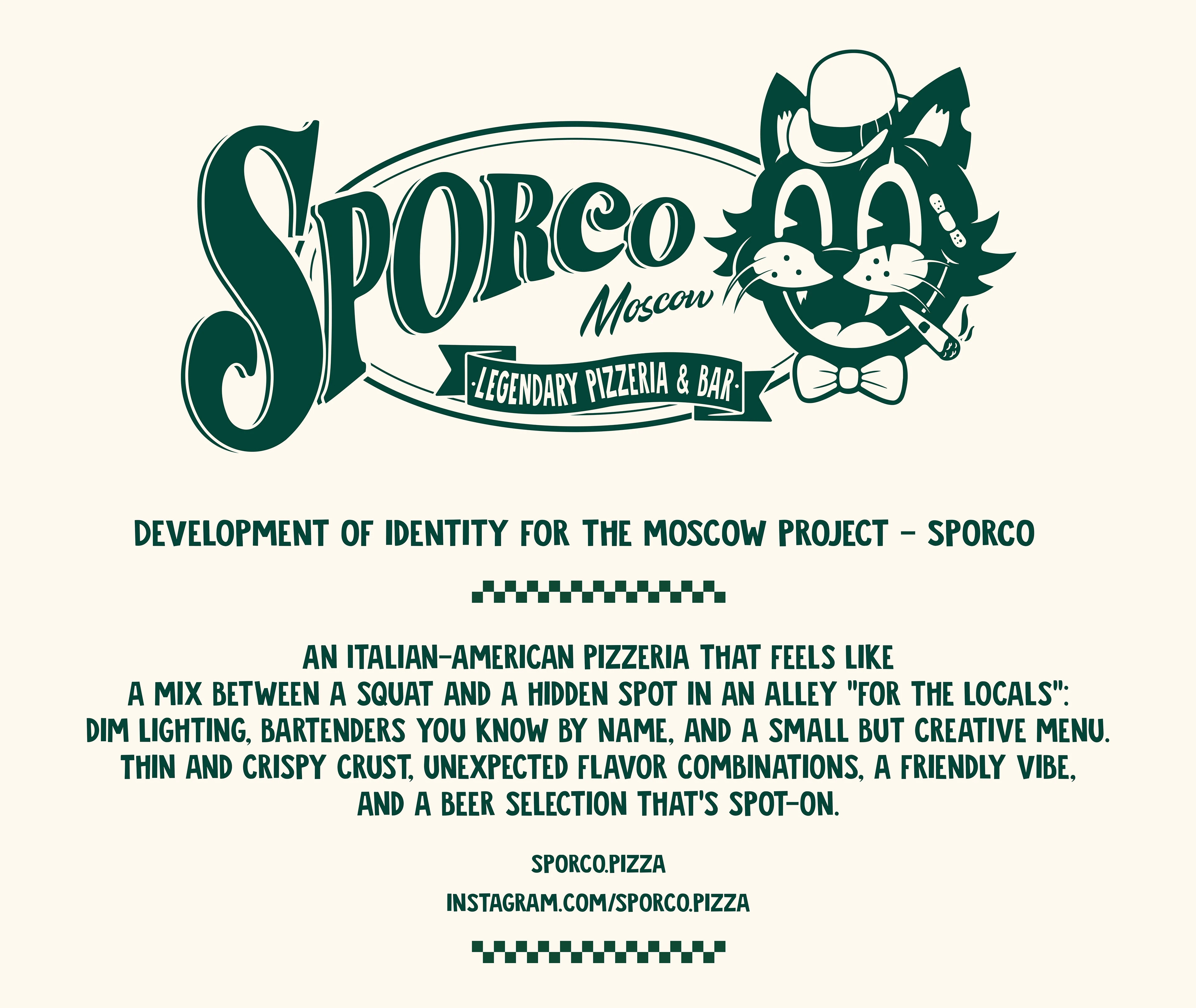 SPORCO ITALIAN - AMERICAN PIZZERIA — Изображение №2 — Брендинг на Dprofile