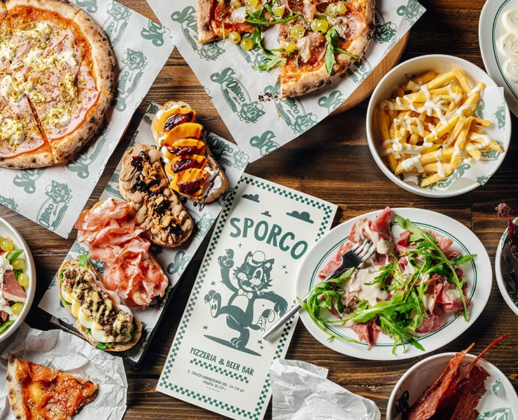 SPORCO ITALIAN - AMERICAN PIZZERIA — Брендинг на Dprofile