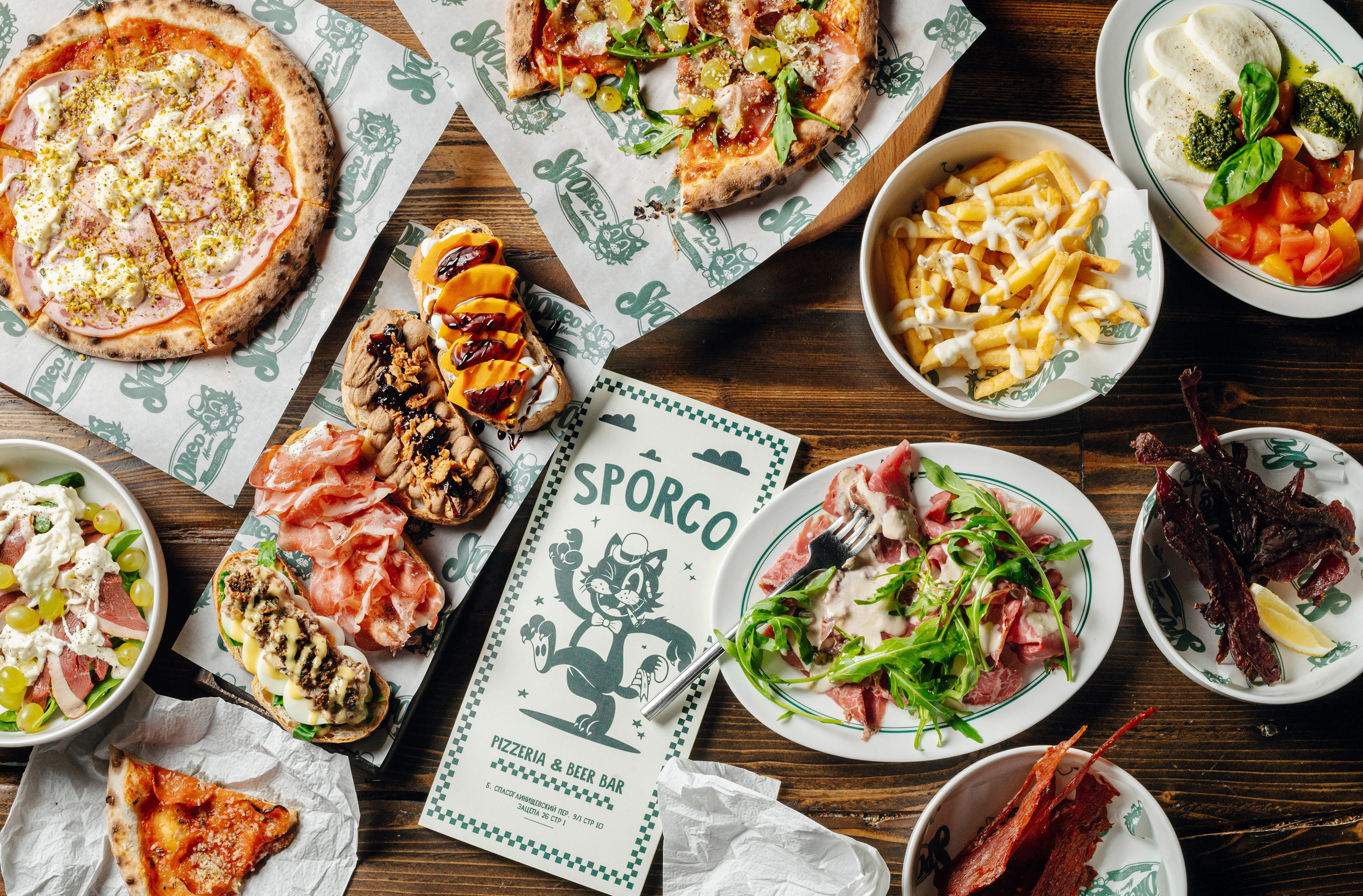 SPORCO ITALIAN - AMERICAN PIZZERIA — Изображение №1 — Брендинг на Dprofile