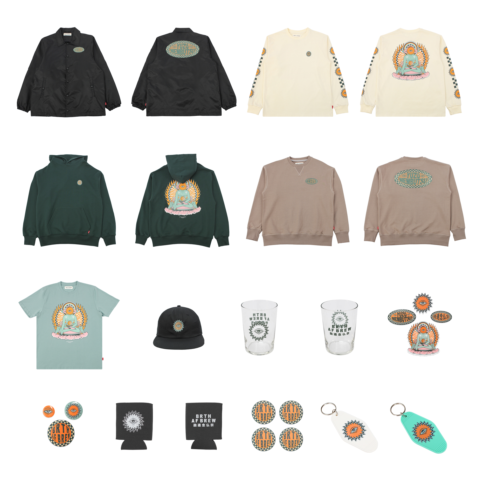 BRTH x AF BREW / YUZU NEMBUTSU — Изображение №12 — Брендинг на Dprofile