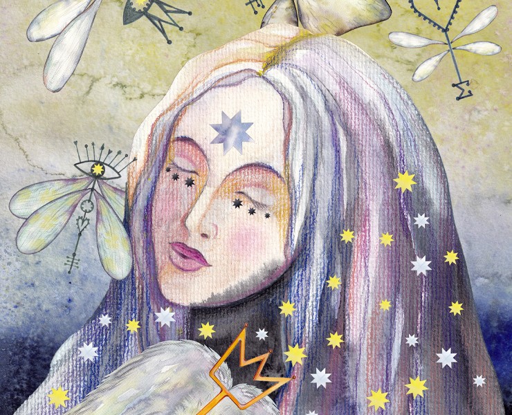 Акварельные аффирмации - Коллажи. — Иллюстрация, Графика на Dprofile