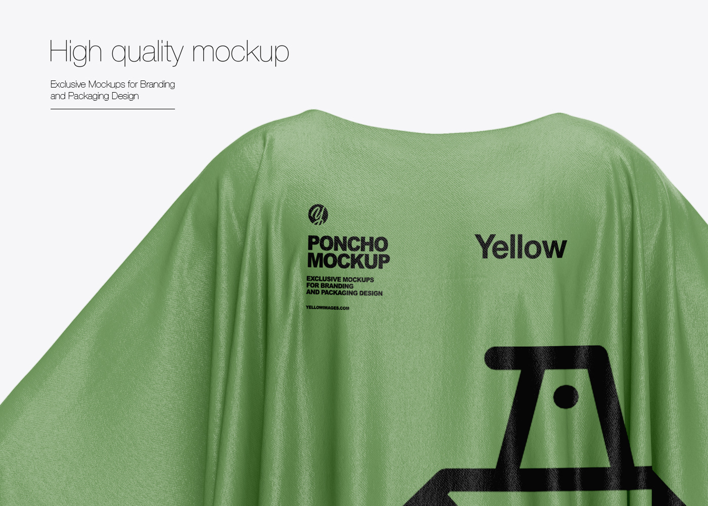 Poncho PSD Mockup / Мокап пончо — Изображение №5 — Брендинг на Dprofile