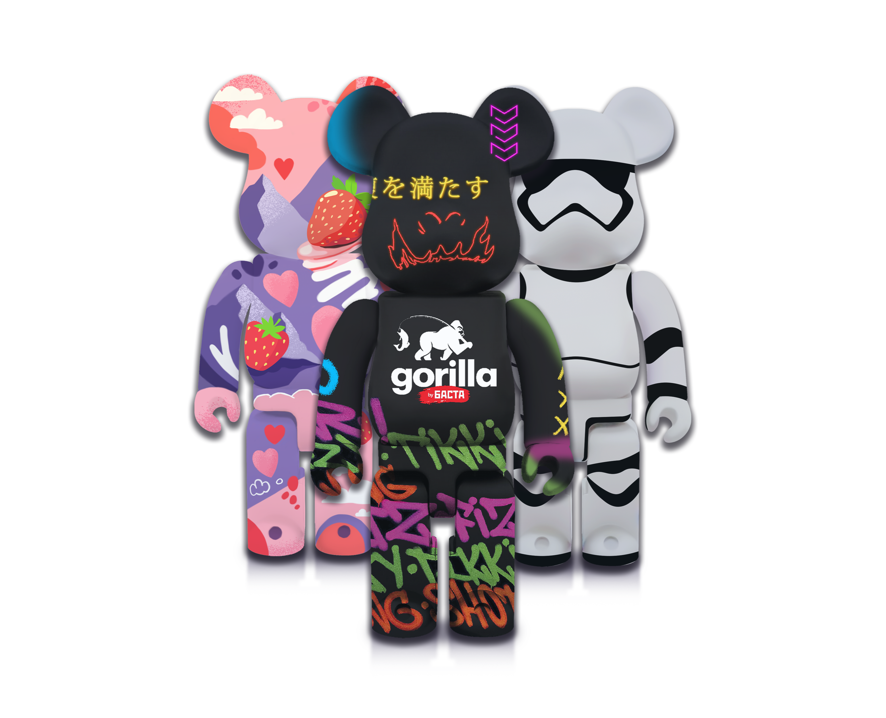 Дизайн мишек Bearbrick — Брендинг на Dprofile