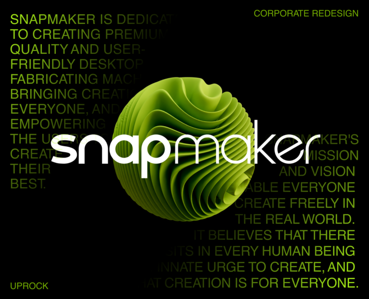 Snapmaker | Corporate website redesign на Dprofile