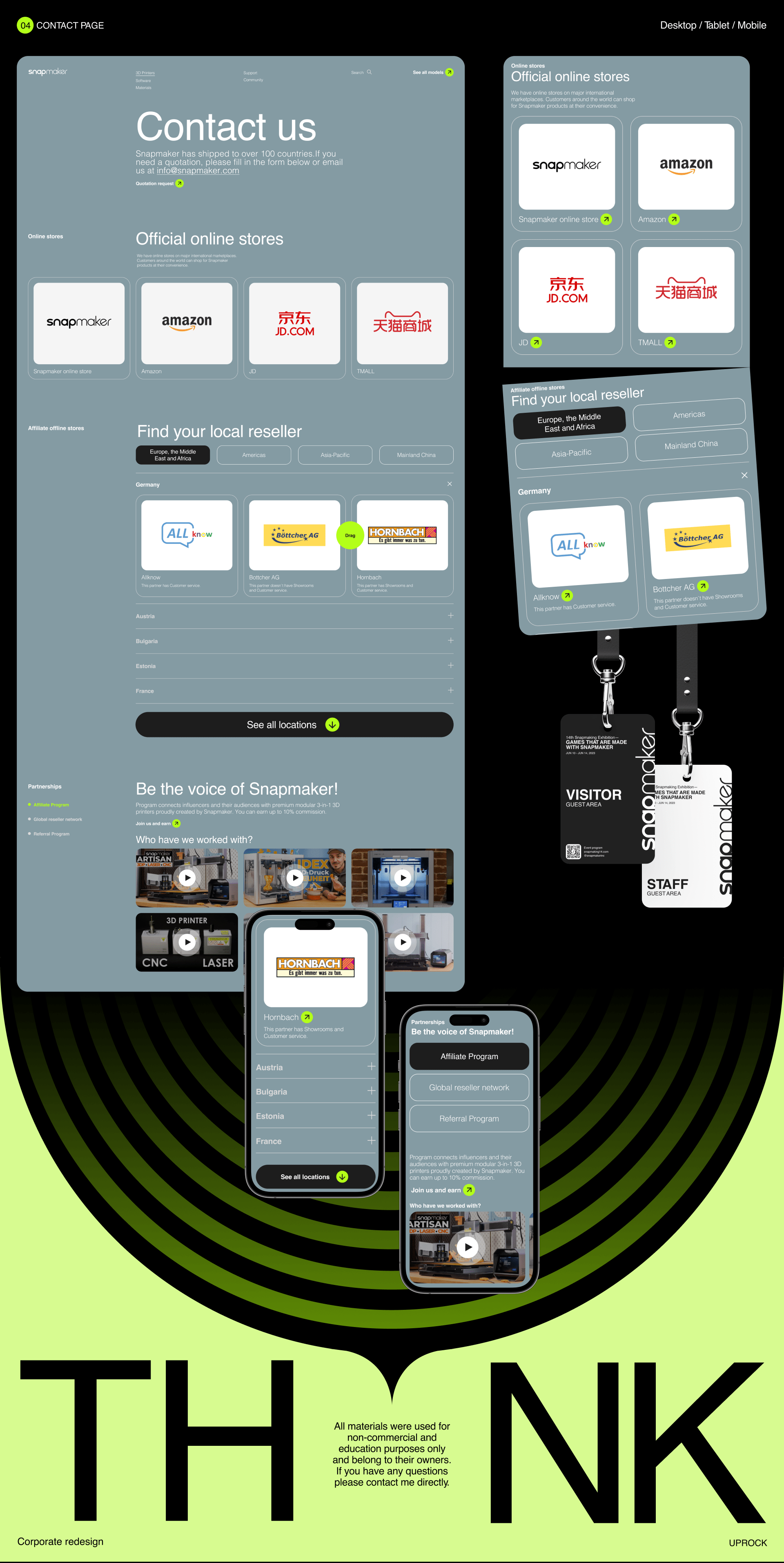 Snapmaker | Corporate website redesign — Изображение №9 — Интерфейсы, Анимация на Dprofile