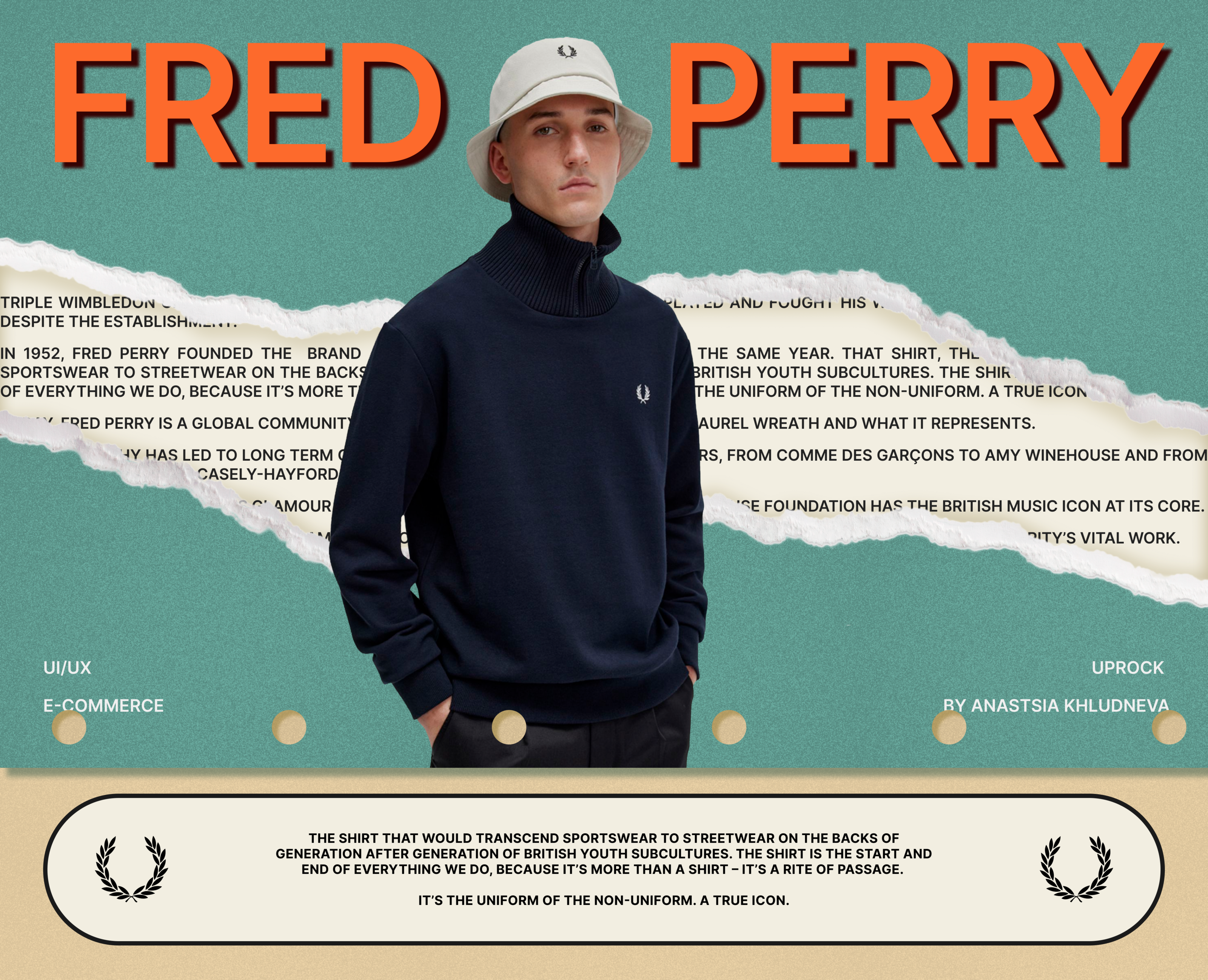 Fred Perry | E commerce website redesign — Изображение №1 — Интерфейсы, Брендинг на Dprofile