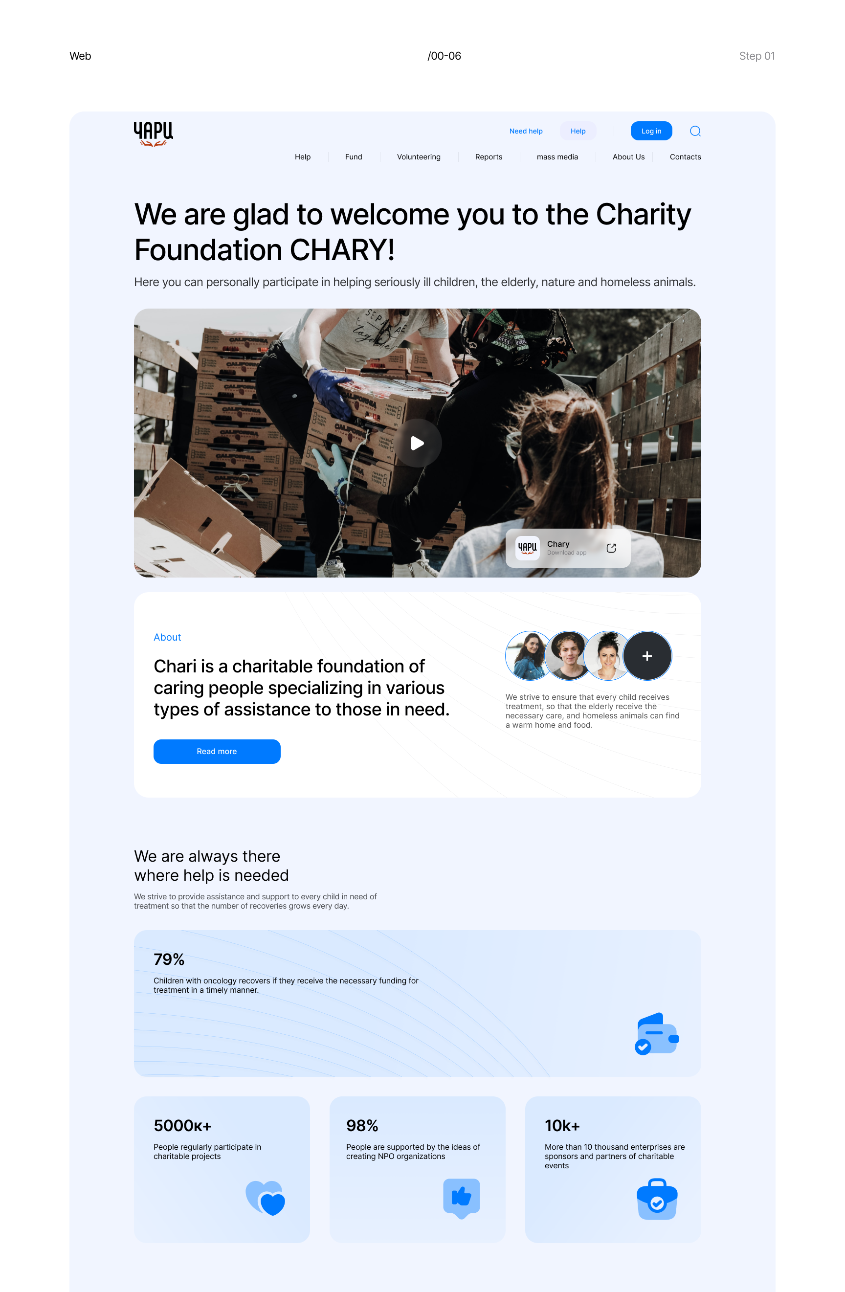 UX/UI Design приложения для благотворительного фонда Чари — Изображение №16 — Интерфейсы на Dprofile