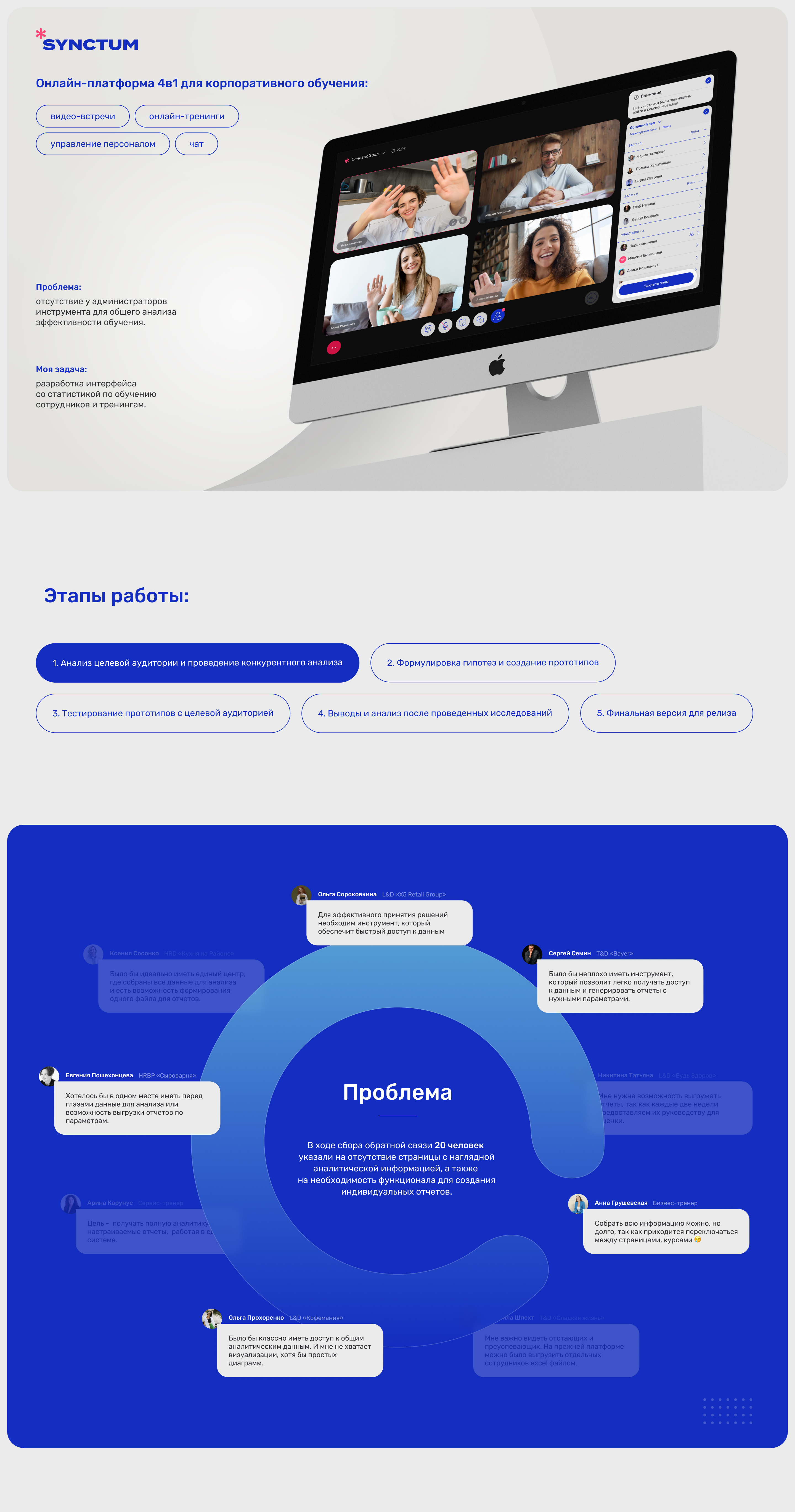 Интерфейс аналитики онлайн-платформы Synctum — Изображение №1 — Интерфейсы на Dprofile