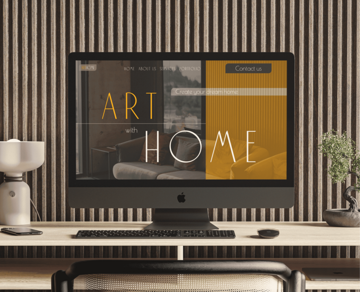 Interior design | Лендинг для дизайнера интерьеров — Интерфейсы, Графика на Dprofile