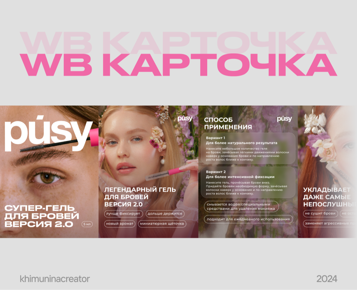 Карточка товара. Pusy — Маркетинг на Dprofile