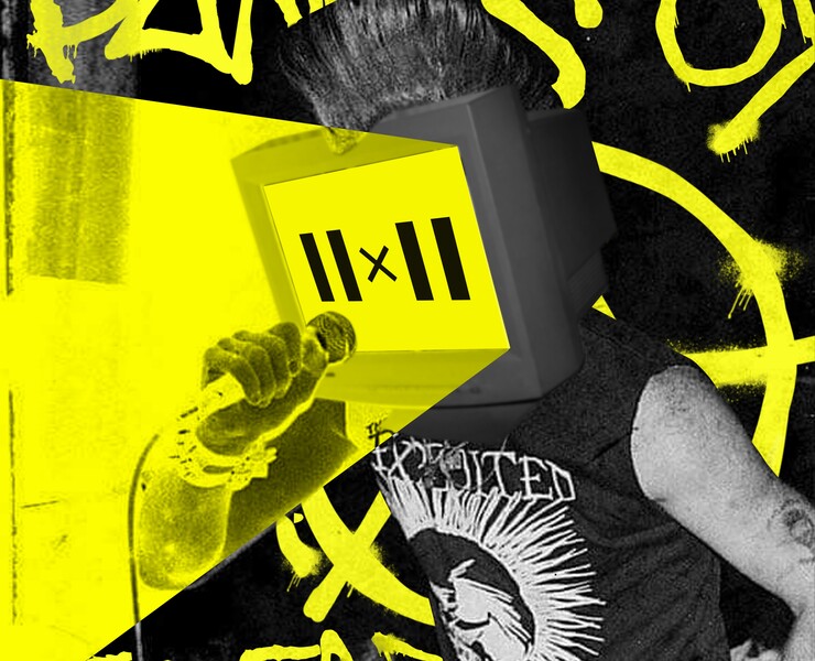 PUNK WEEK ДЛЯ 2X2 МЕДИА — Брендинг, Графика на Dprofile