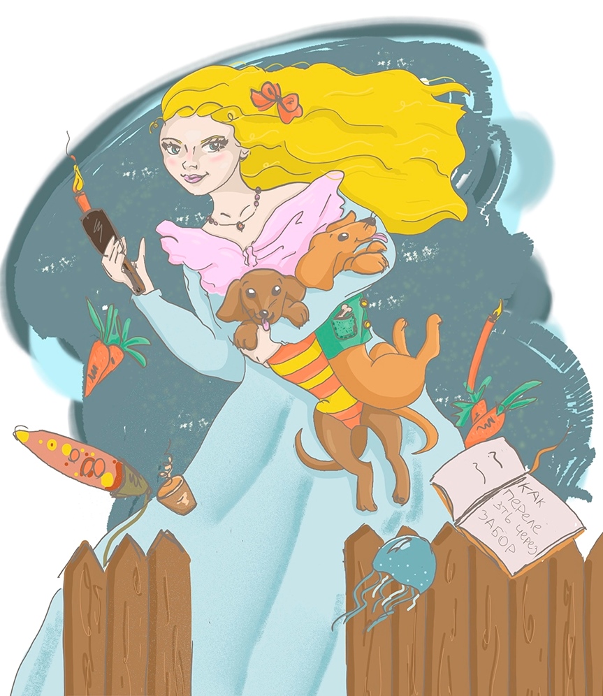 Набор весенних иллюстраций для открыток — Изображение №6 — Иллюстрация на Dprofile