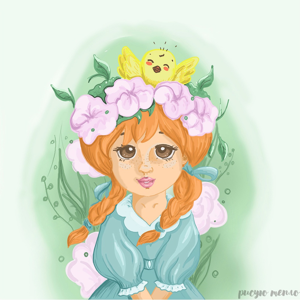 Набор весенних иллюстраций для открыток — Изображение №1 — Иллюстрация на Dprofile