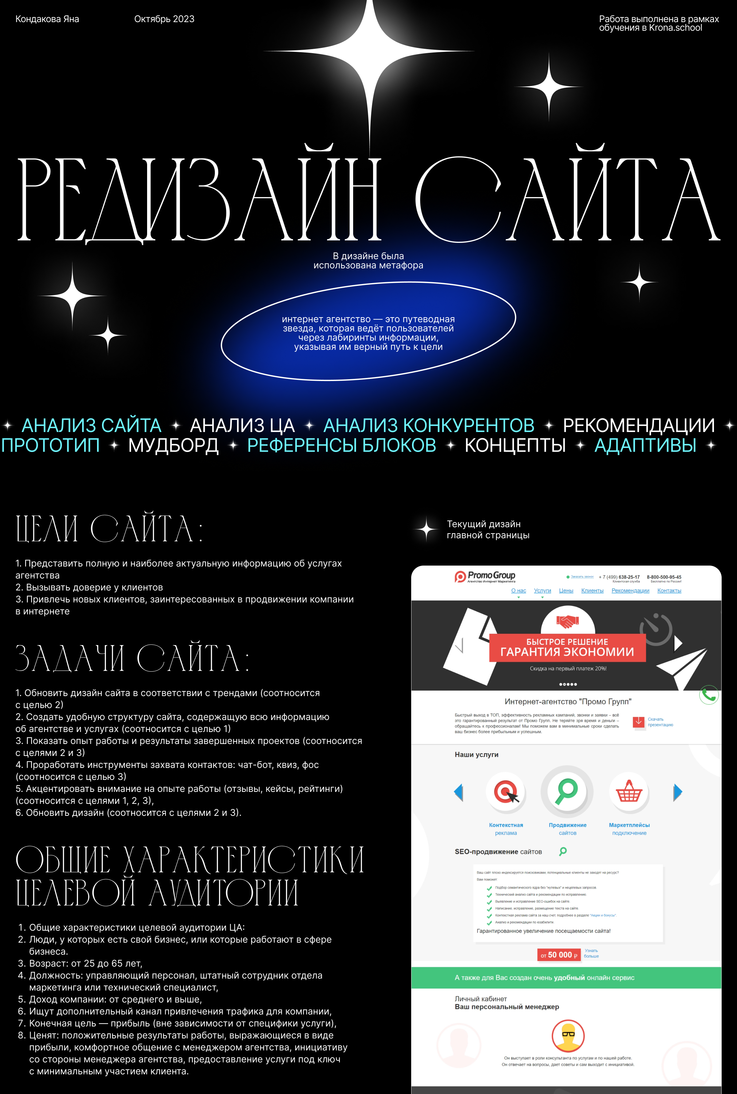 Редизайн сайта | digital-агентство | — Изображение №1 — Интерфейсы, Маркетинг на Dprofile