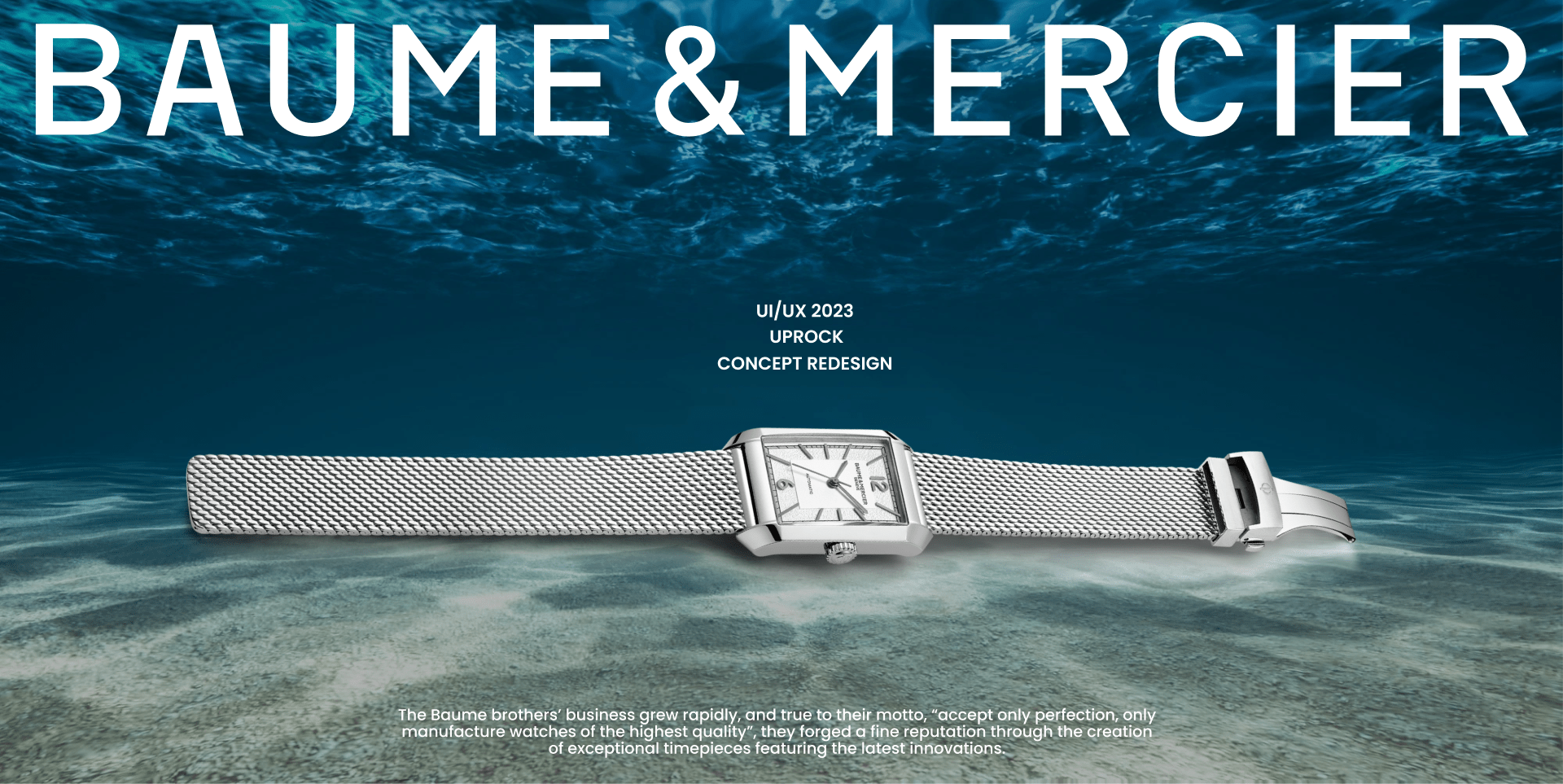 Baume et Mercier. Redesign concept e-commerce. — Изображение №1 — Интерфейсы, Маркетинг на Dprofile