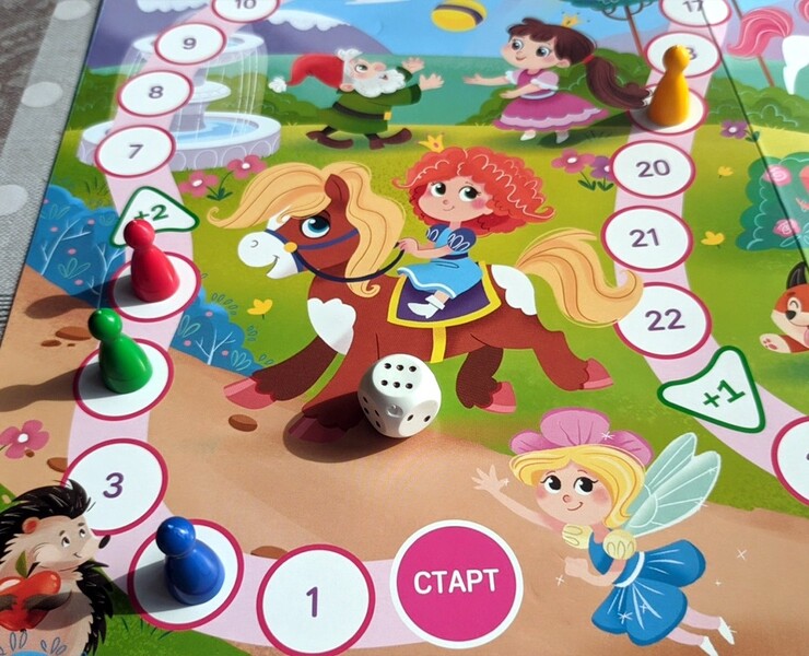 Маленькие принцессы - настольная игра — Иллюстрация на Dprofile