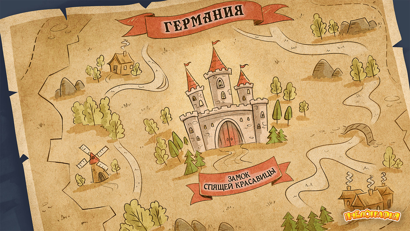 "Пчелография" - фоны для мультсериала — Изображение №10 — Иллюстрация, Анимация на Dprofile
