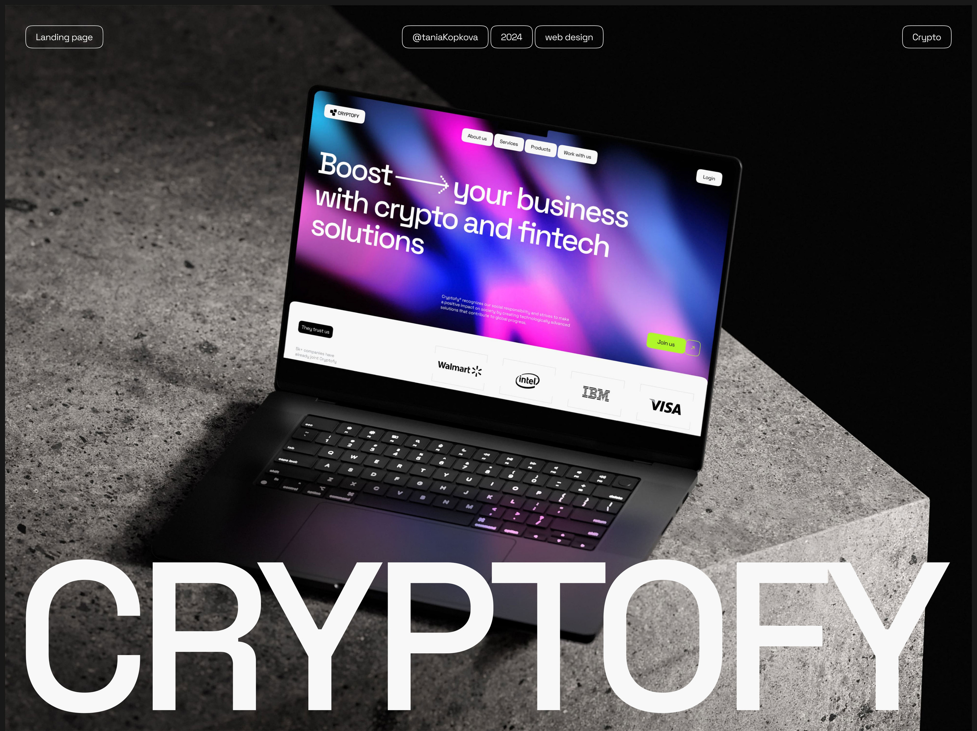 CRYPTOFY website — Изображение №1 — Интерфейсы на Dprofile