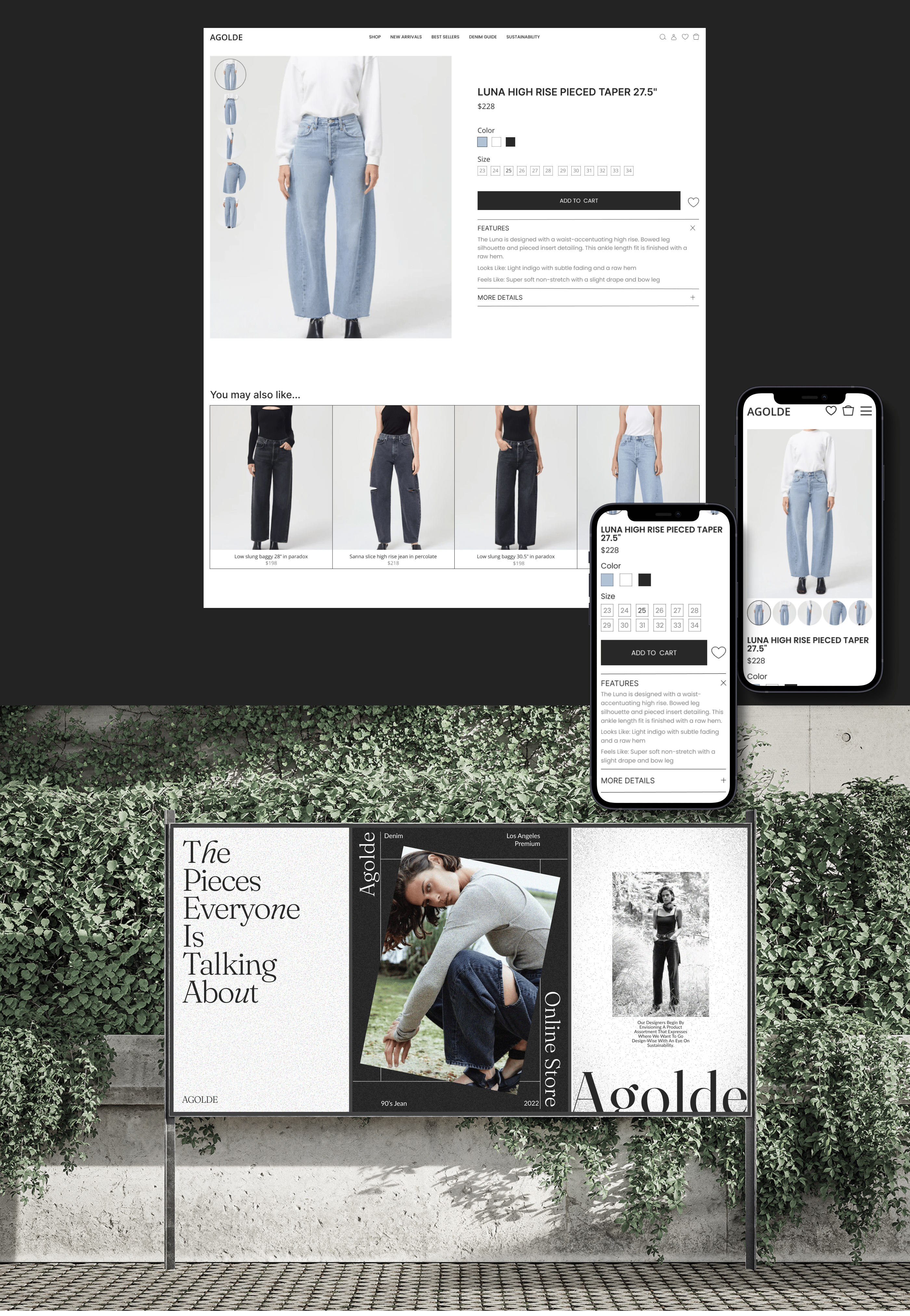 Agolde e-commerce redesign — Изображение №6 — Интерфейсы, Маркетинг на Dprofile