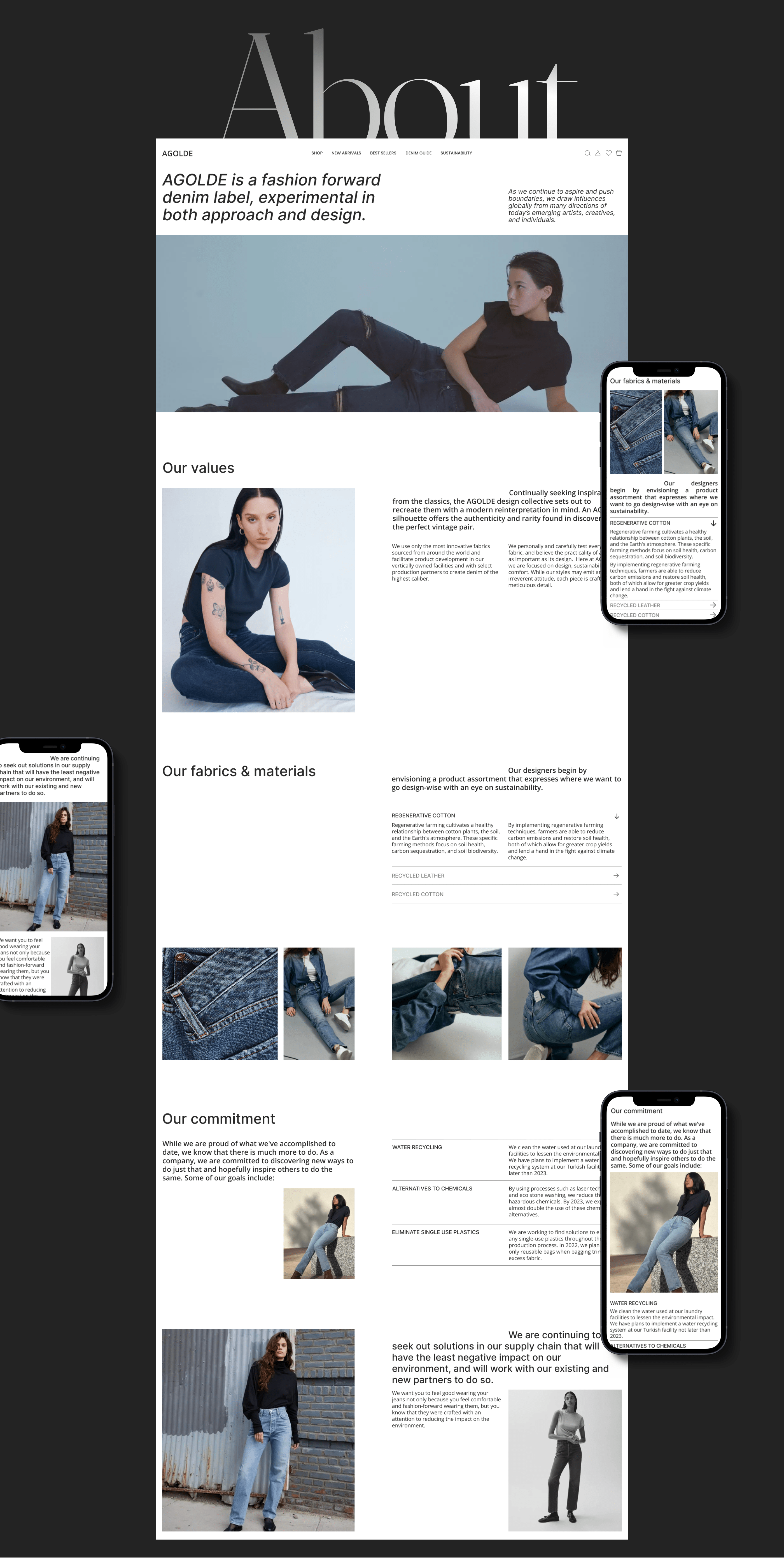 Agolde e-commerce redesign — Изображение №7 — Интерфейсы, Маркетинг на Dprofile