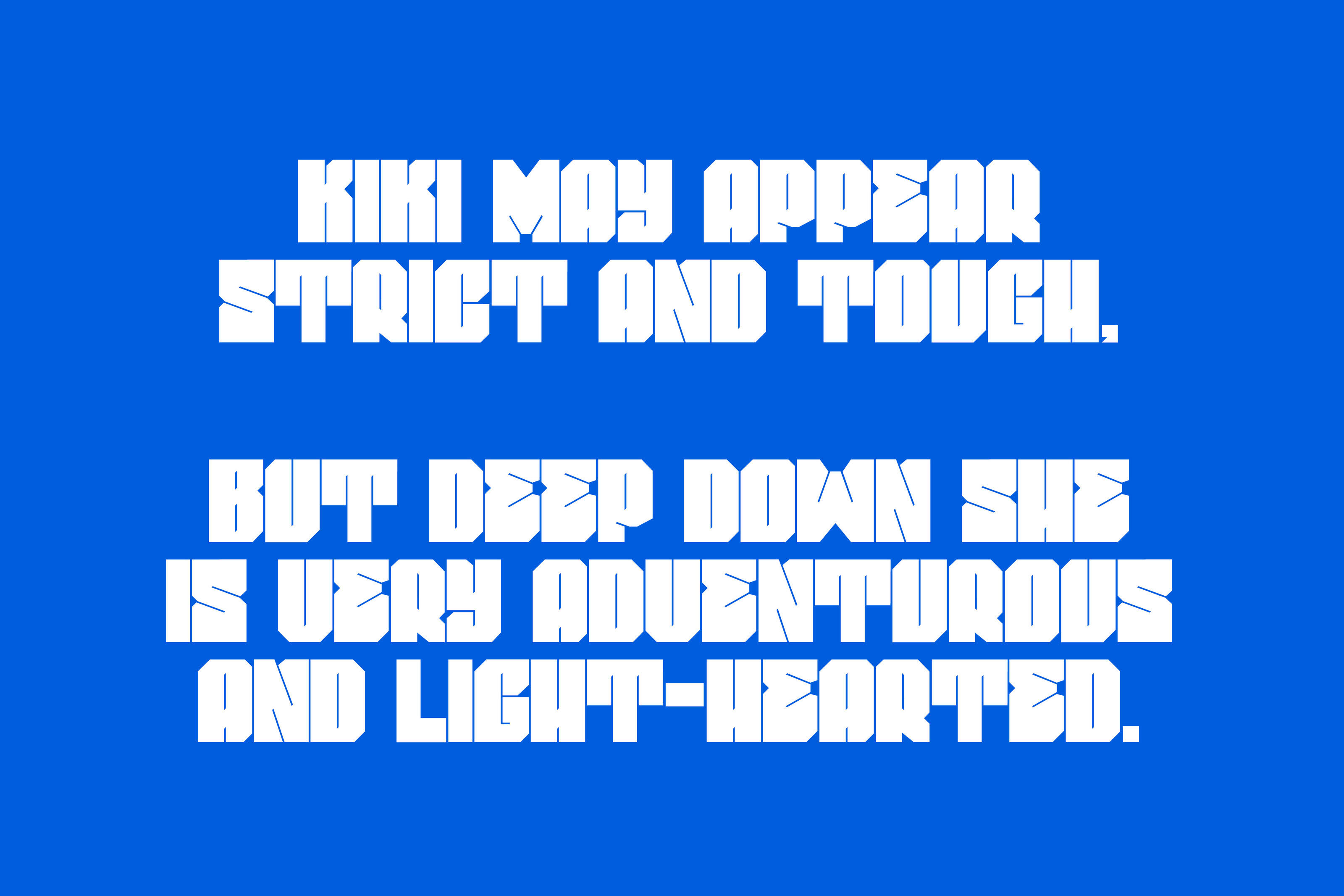 KIKI font — Изображение №2 — Иллюстрация, Графика на Dprofile