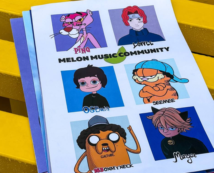 poster collection // MELON MUSIC COMMUNITY — Иллюстрация на Dprofile