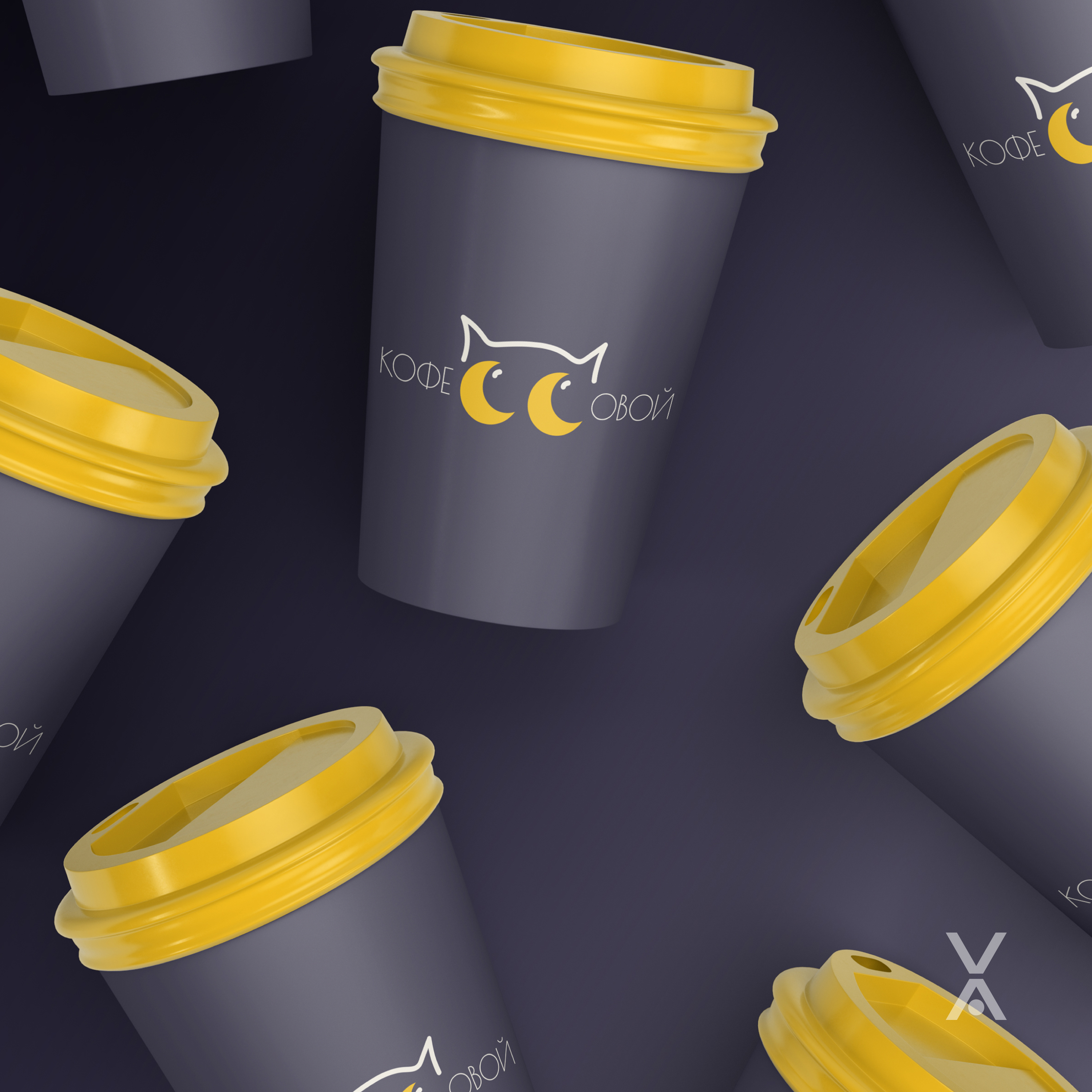 Кофе с Совой — Изображение №2 — Брендинг, Графика на Dprofile