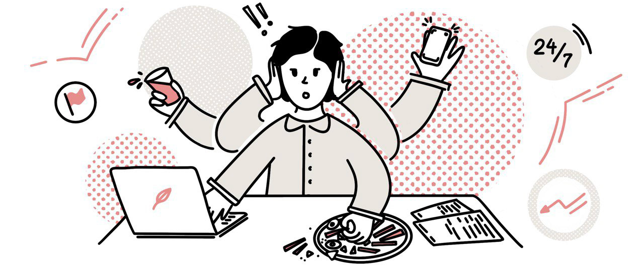 Иллюстрации для онлайн-рассылки "Focus and Simplicity" — Изображение №3 — Иллюстрация, Графика на Dprofile