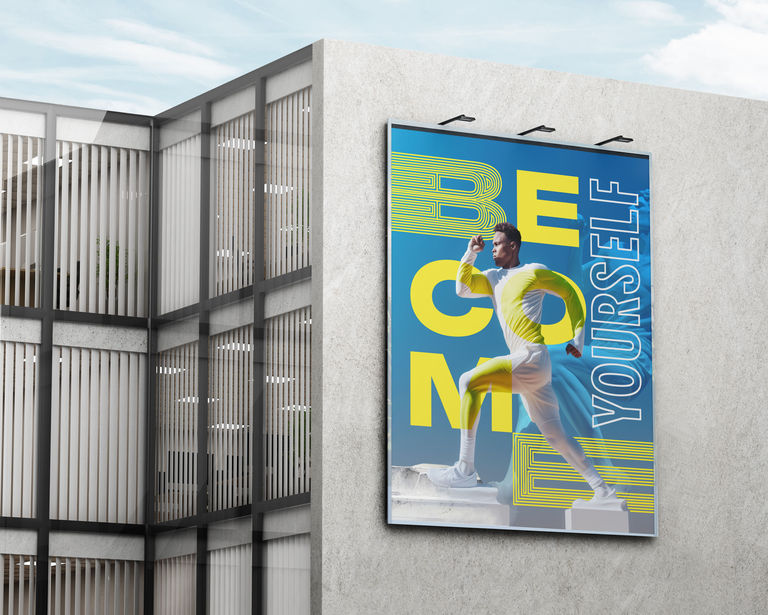 Key visual for fitness club. Creative adv posters — Изображение №1 — Графика на Dprofile