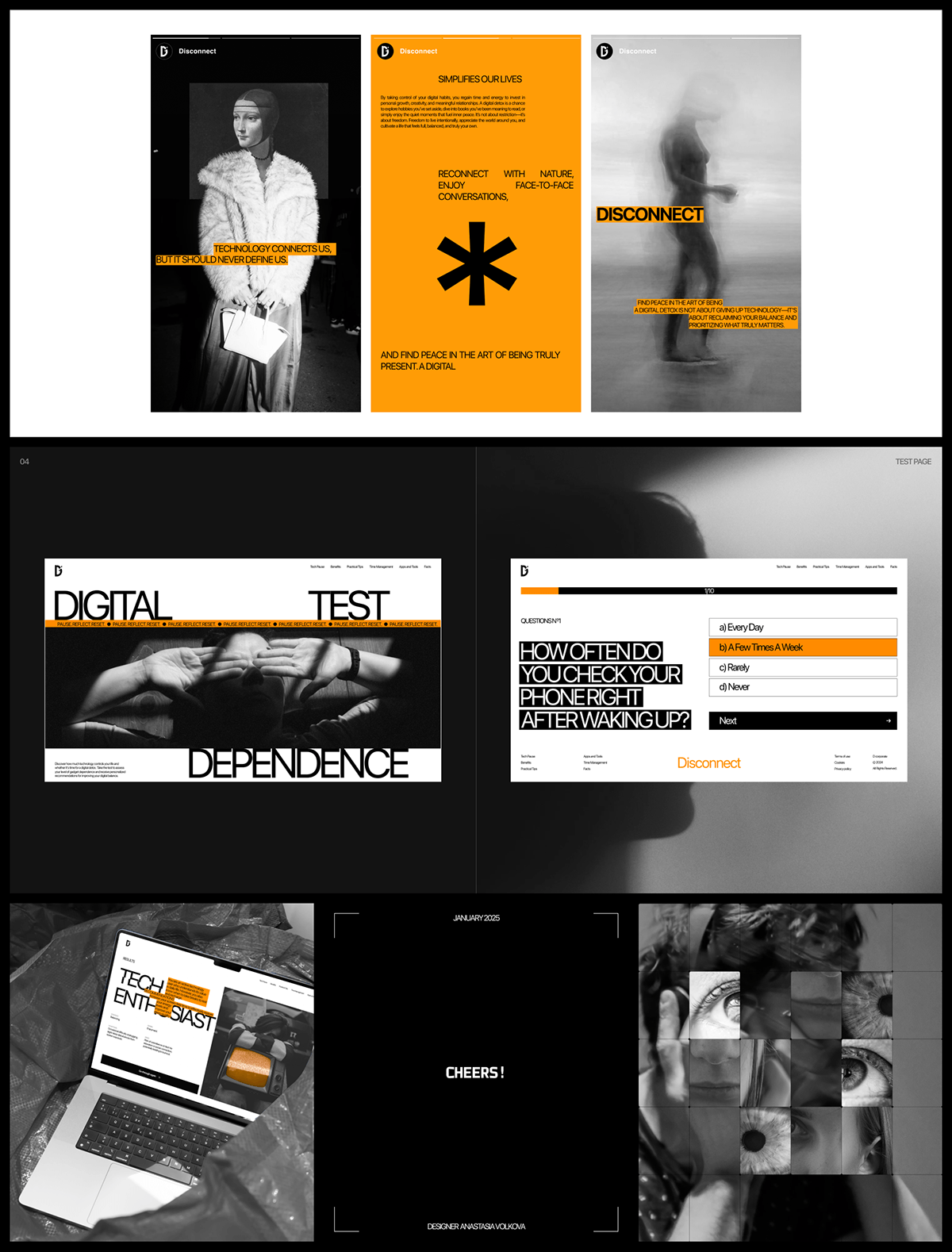 Disconnect | Design concept — Изображение №9 — Интерфейсы, Брендинг на Dprofile
