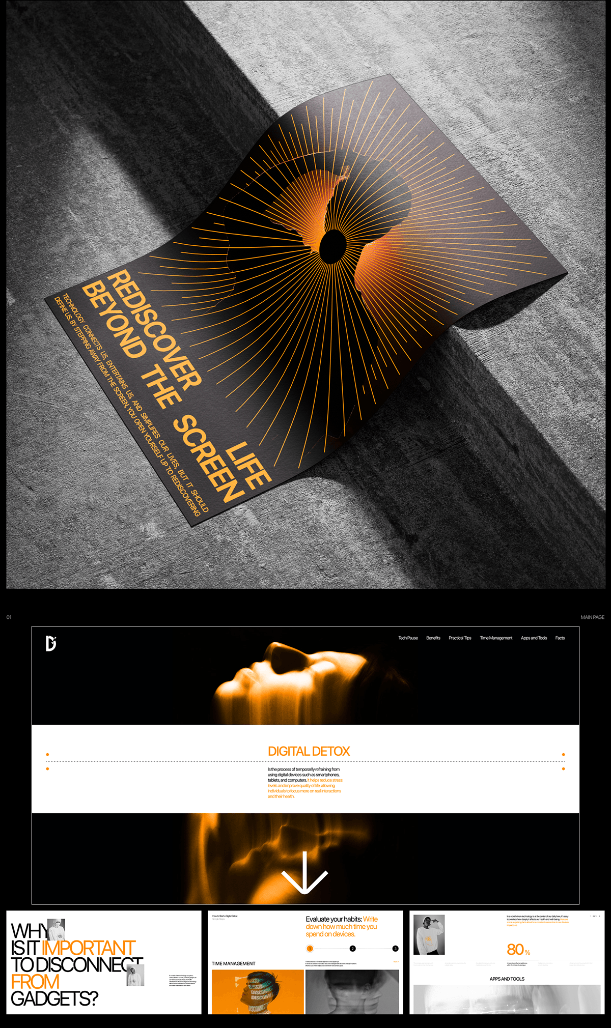 Disconnect | Design concept — Изображение №2 — Интерфейсы, Брендинг на Dprofile