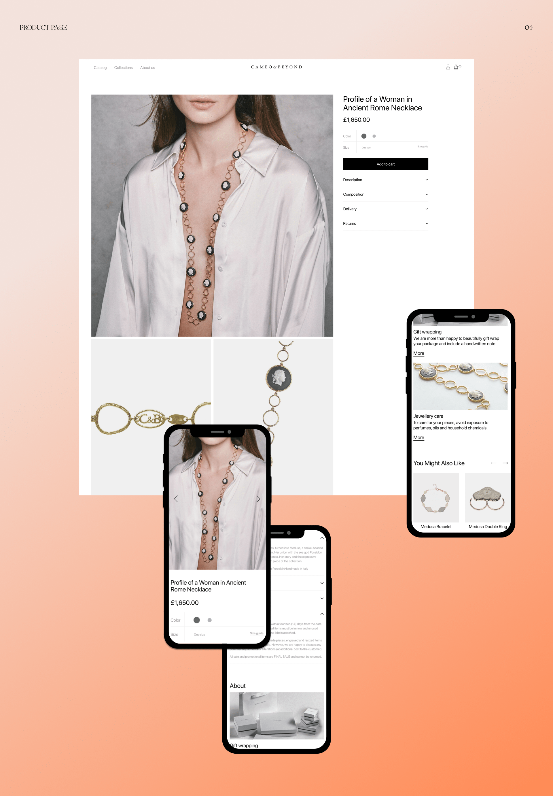 Cameo&Beyond — E-commerce redesign — Изображение №7 — Интерфейсы на Dprofile
