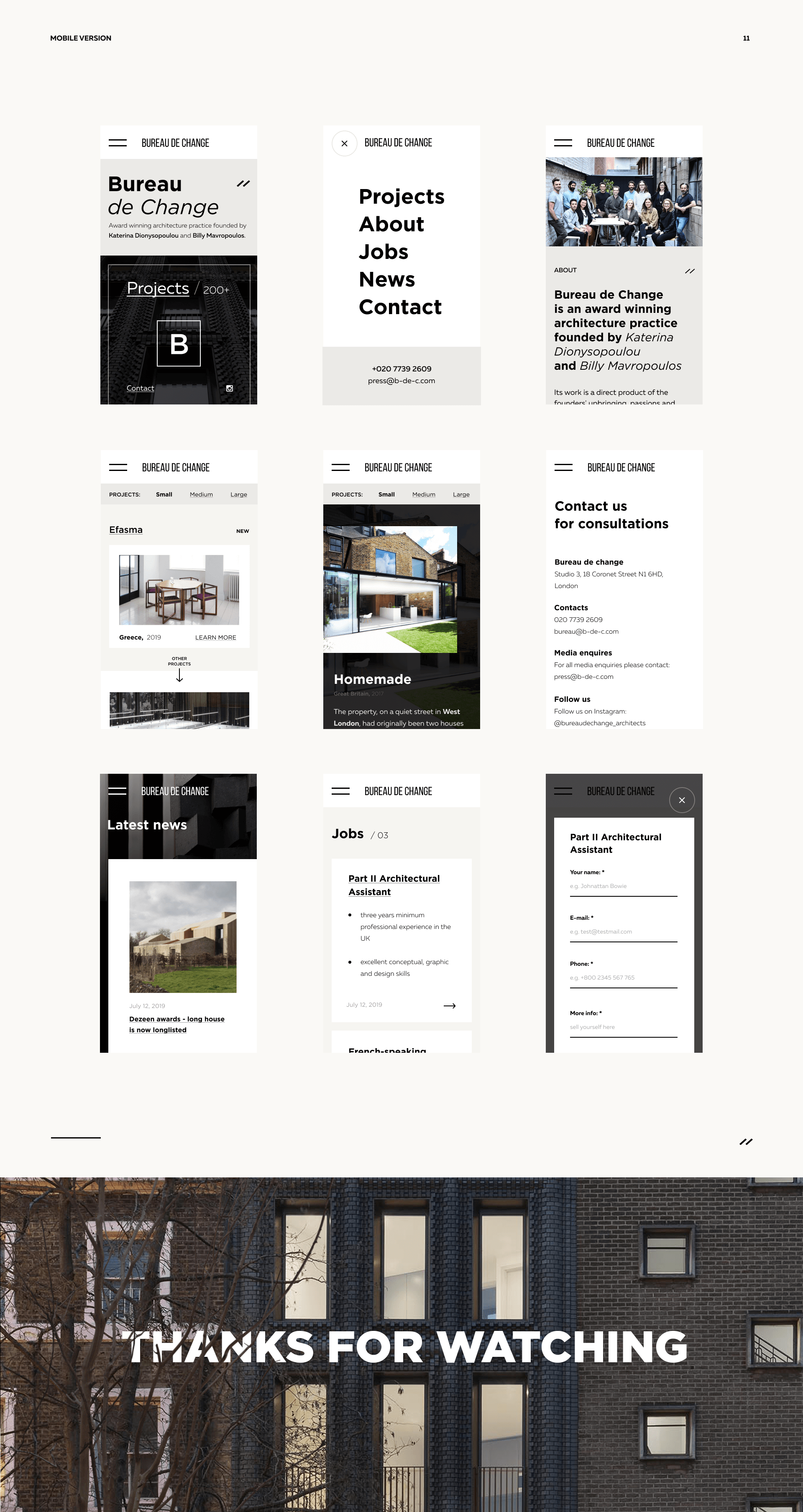 Architecture studio Bureau de Change — Изображение №8 — Интерфейсы на Dprofile