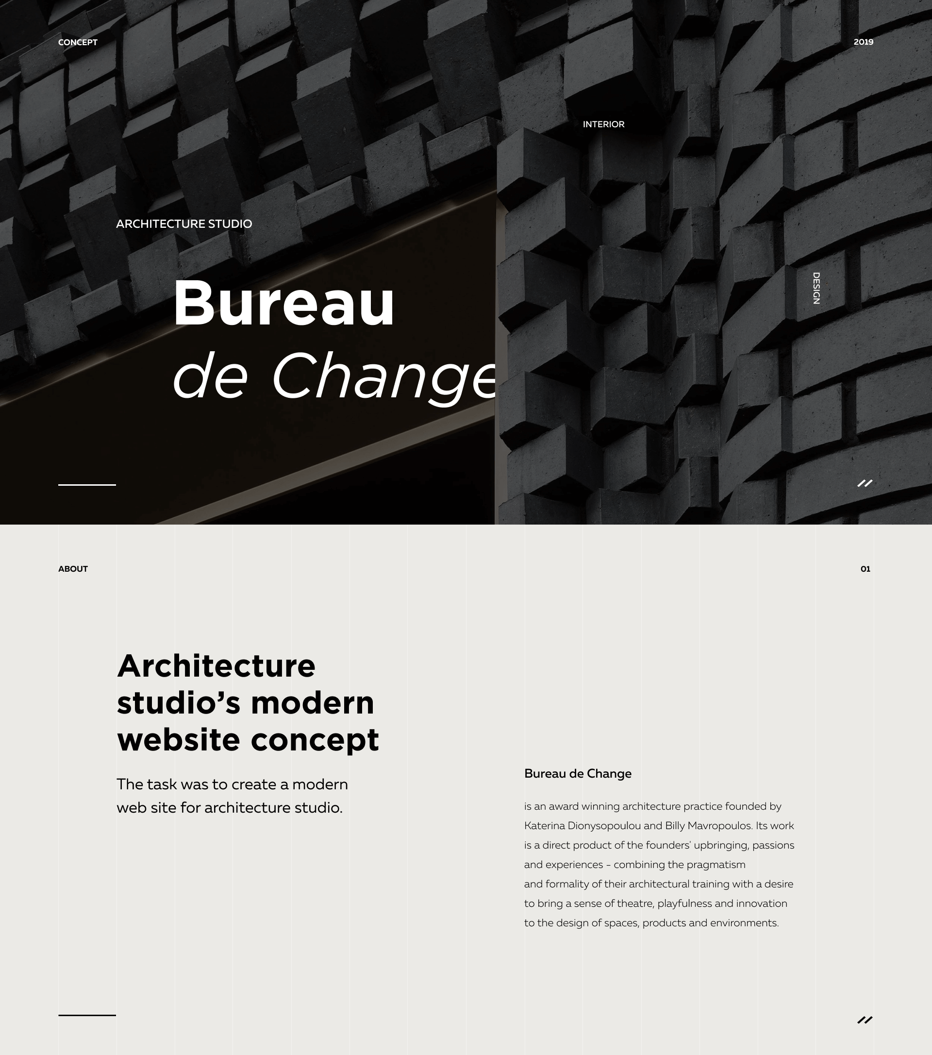 Architecture studio Bureau de Change — Изображение №1 — Интерфейсы на Dprofile