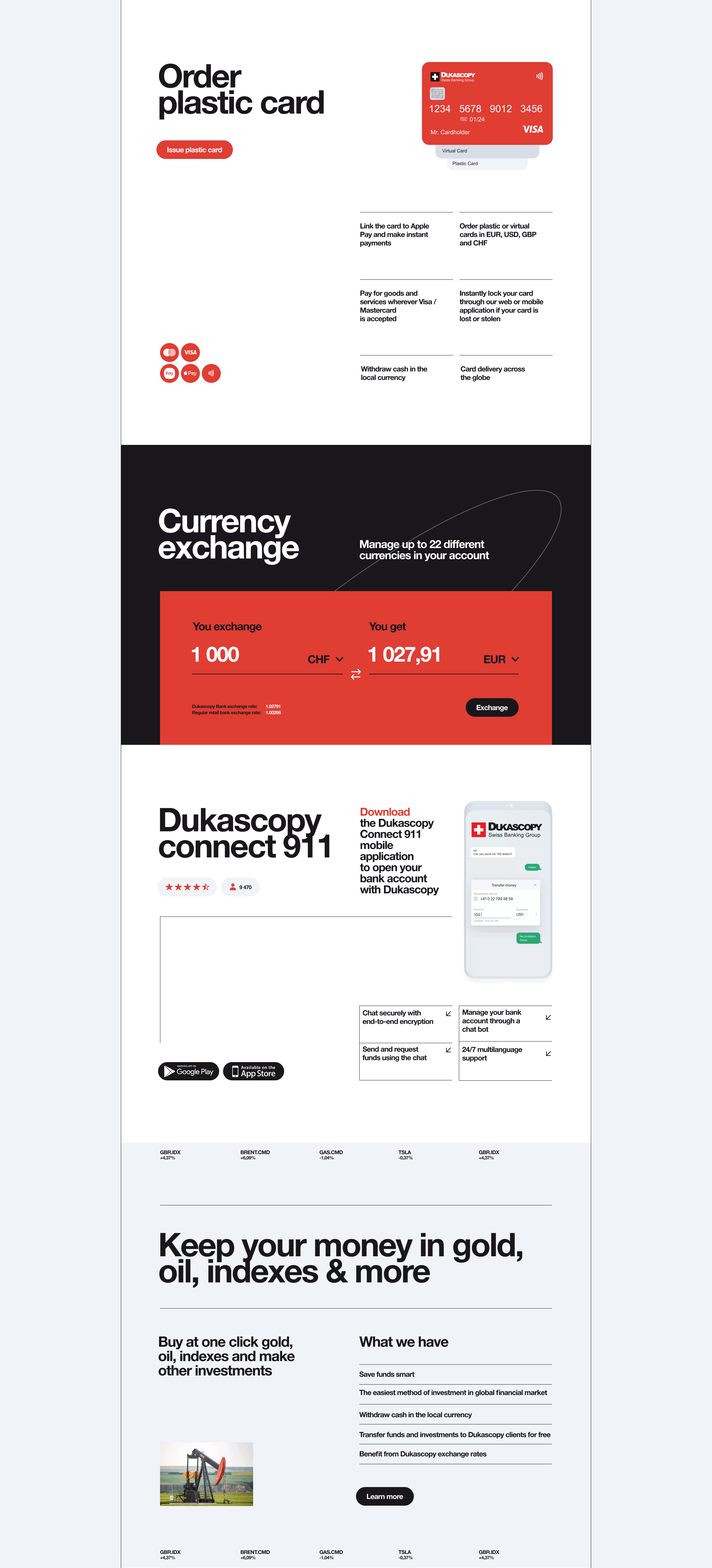 Dukascopy Bank — Изображение №3 — Интерфейсы, Брендинг на Dprofile