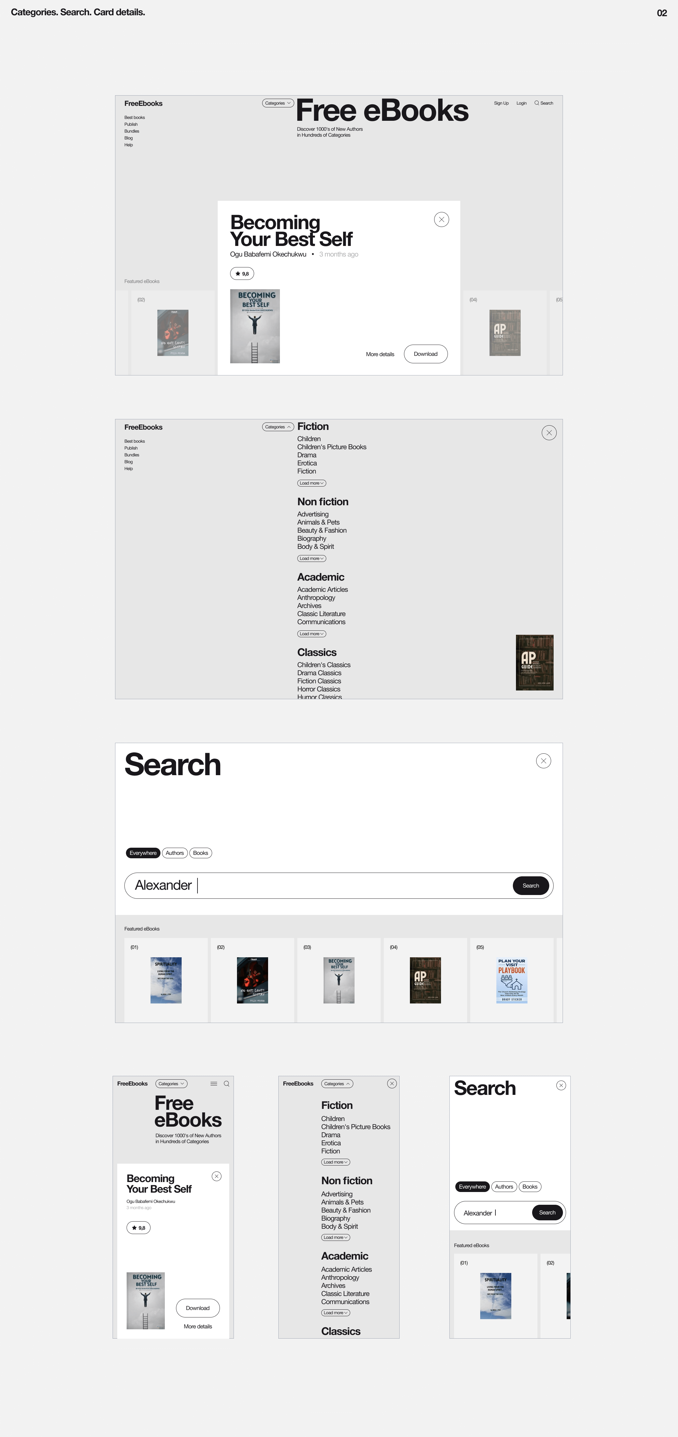 Free eBook Redesign Concept — Изображение №4 — Интерфейсы на Dprofile