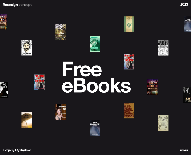Free eBook Redesign Concept — Интерфейсы на Dprofile