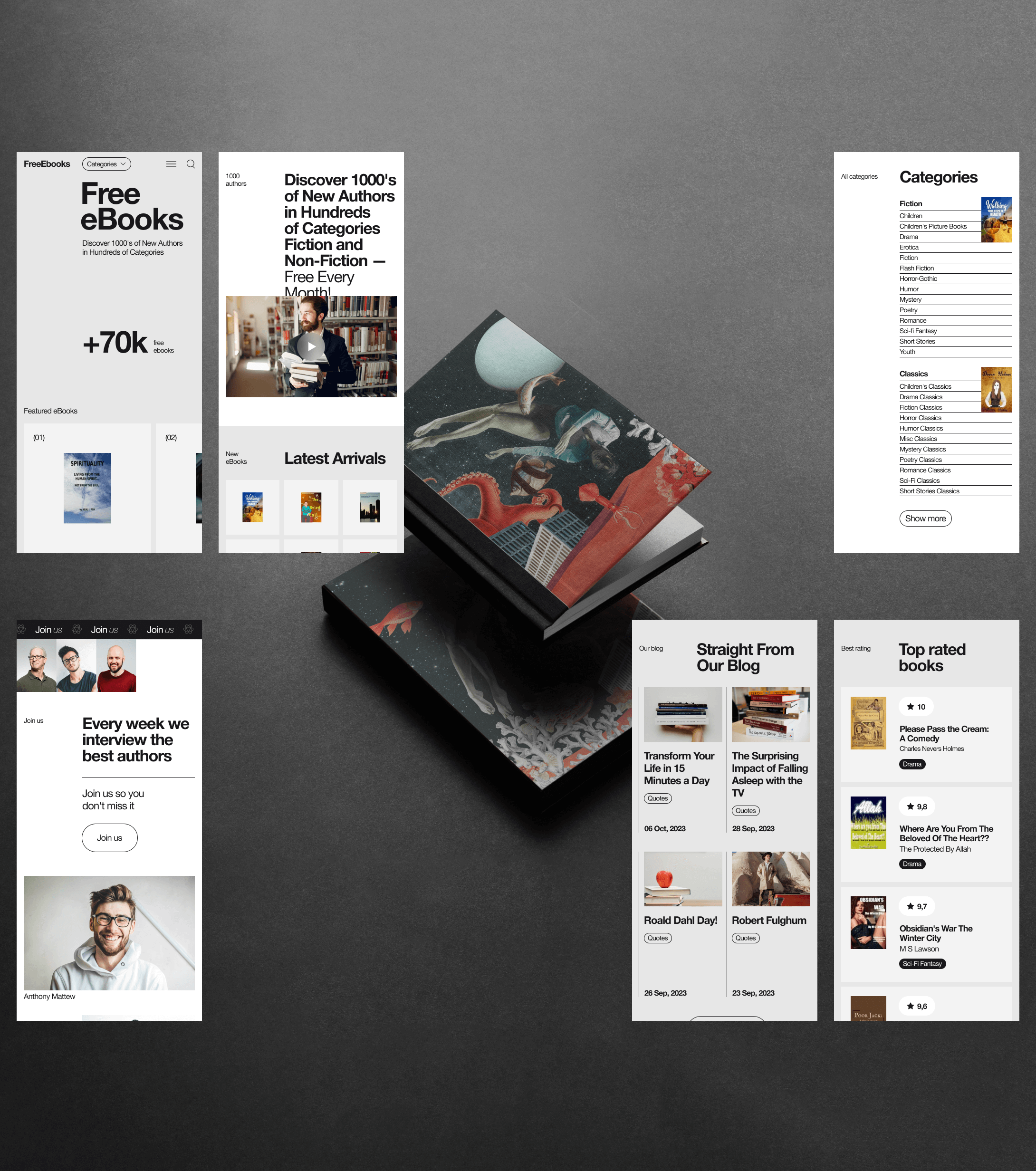 Free eBook Redesign Concept — Изображение №3 — Интерфейсы на Dprofile