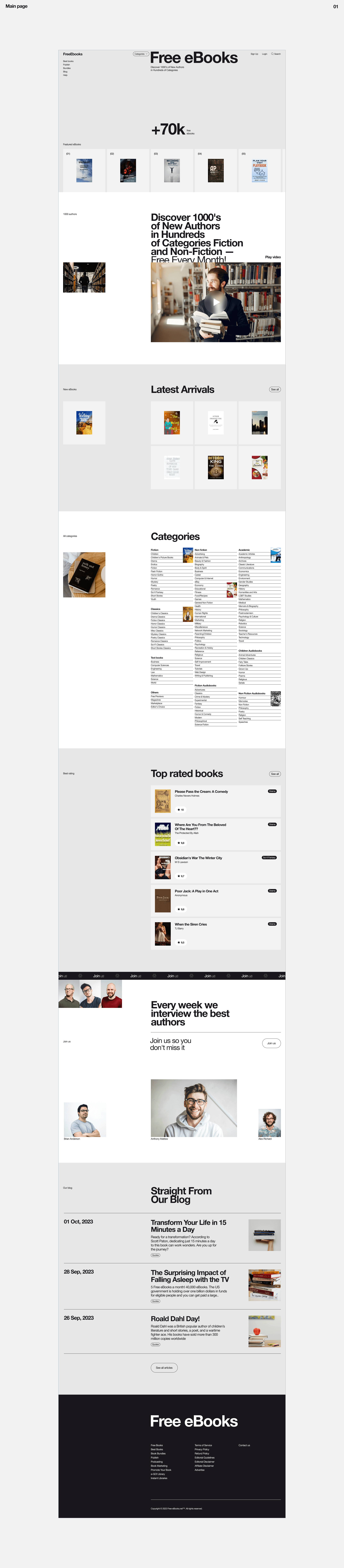Free eBook Redesign Concept — Изображение №2 — Интерфейсы на Dprofile