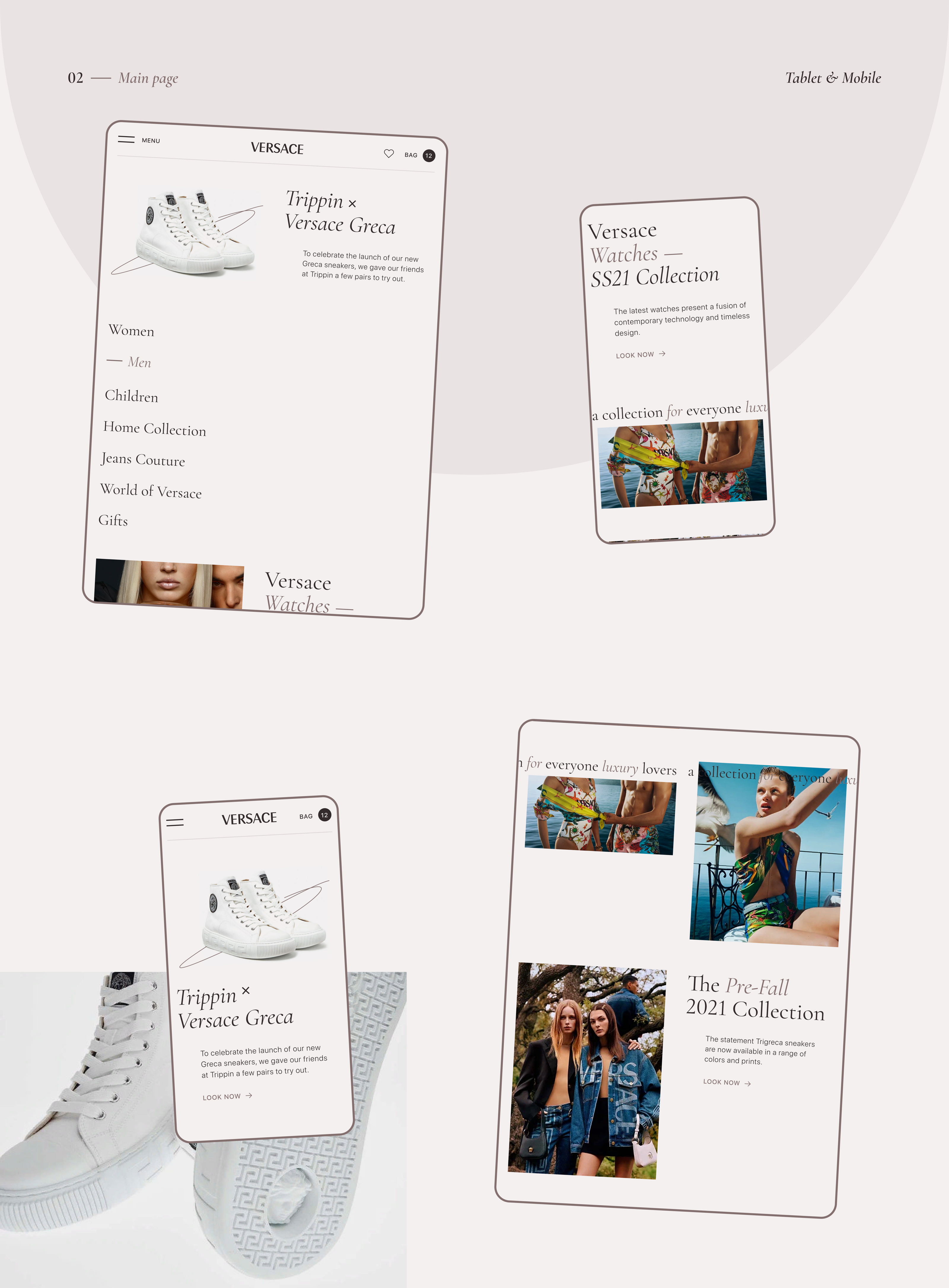 Versace — Изображение №12 — Интерфейсы, Анимация на Dprofile