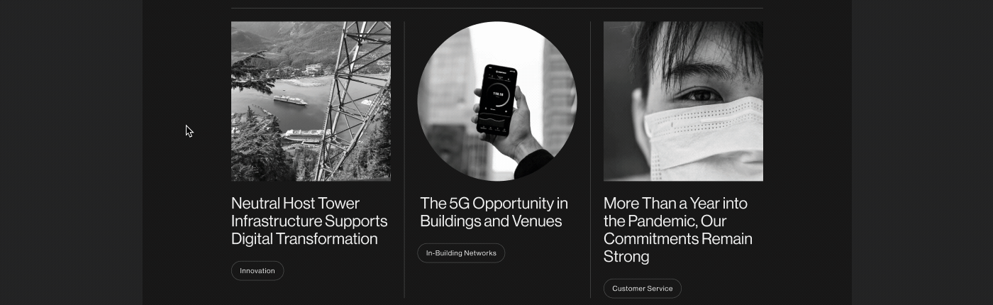 American Tower Corporation — Изображение №32 — Интерфейсы, Анимация на Dprofile