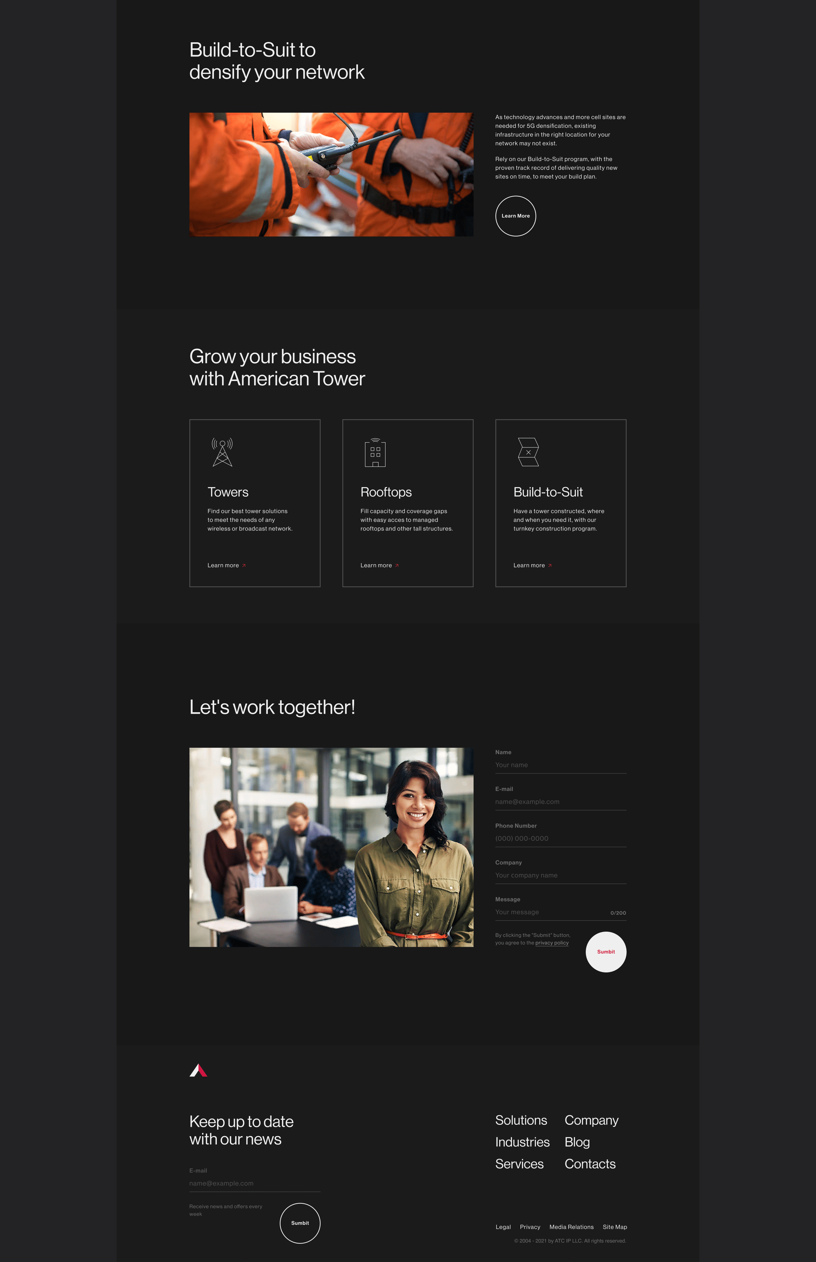 American Tower Corporation — Изображение №22 — Интерфейсы, Анимация на Dprofile